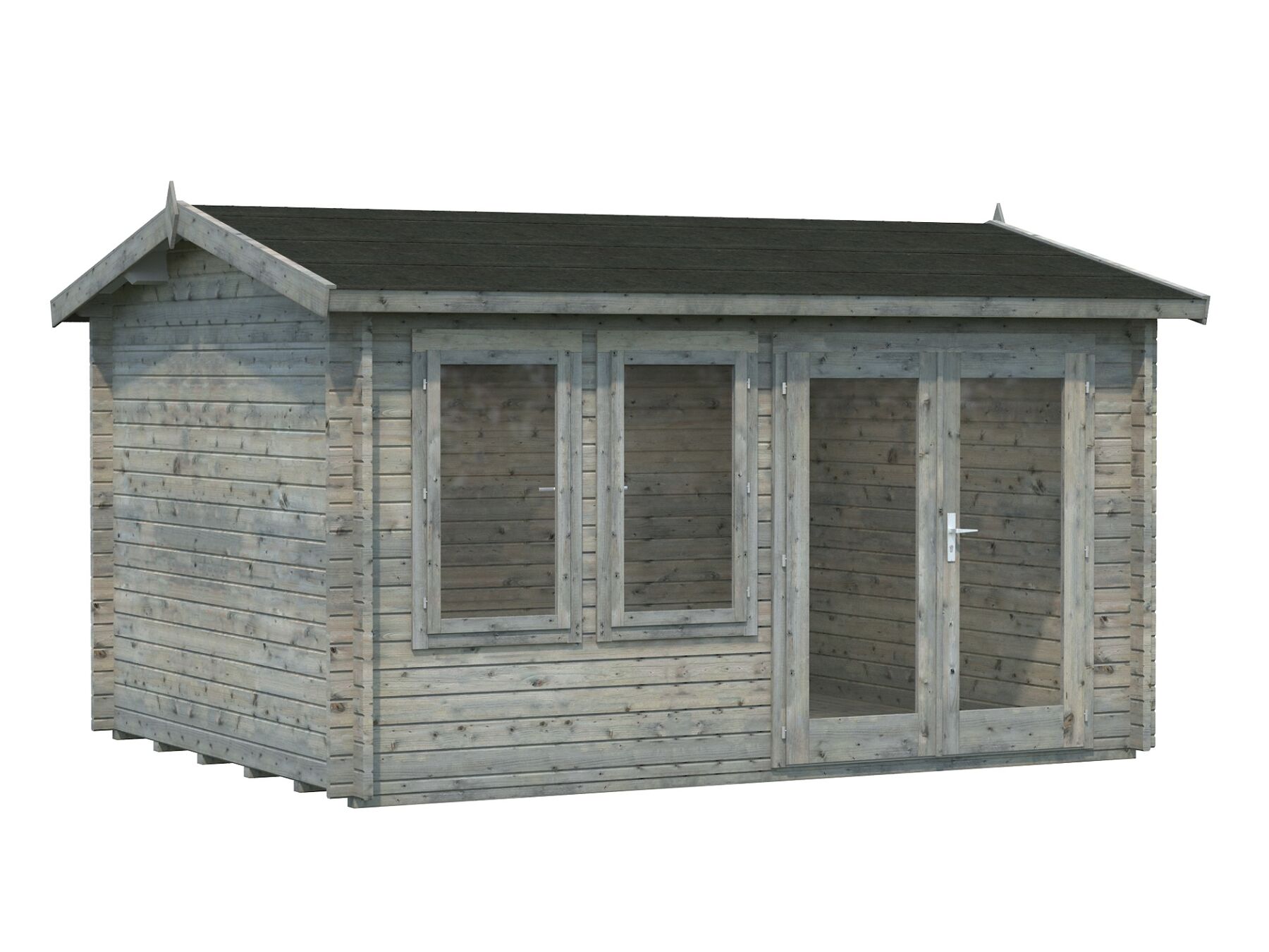 Gartenhaus Iris 11,1 m² Grau 