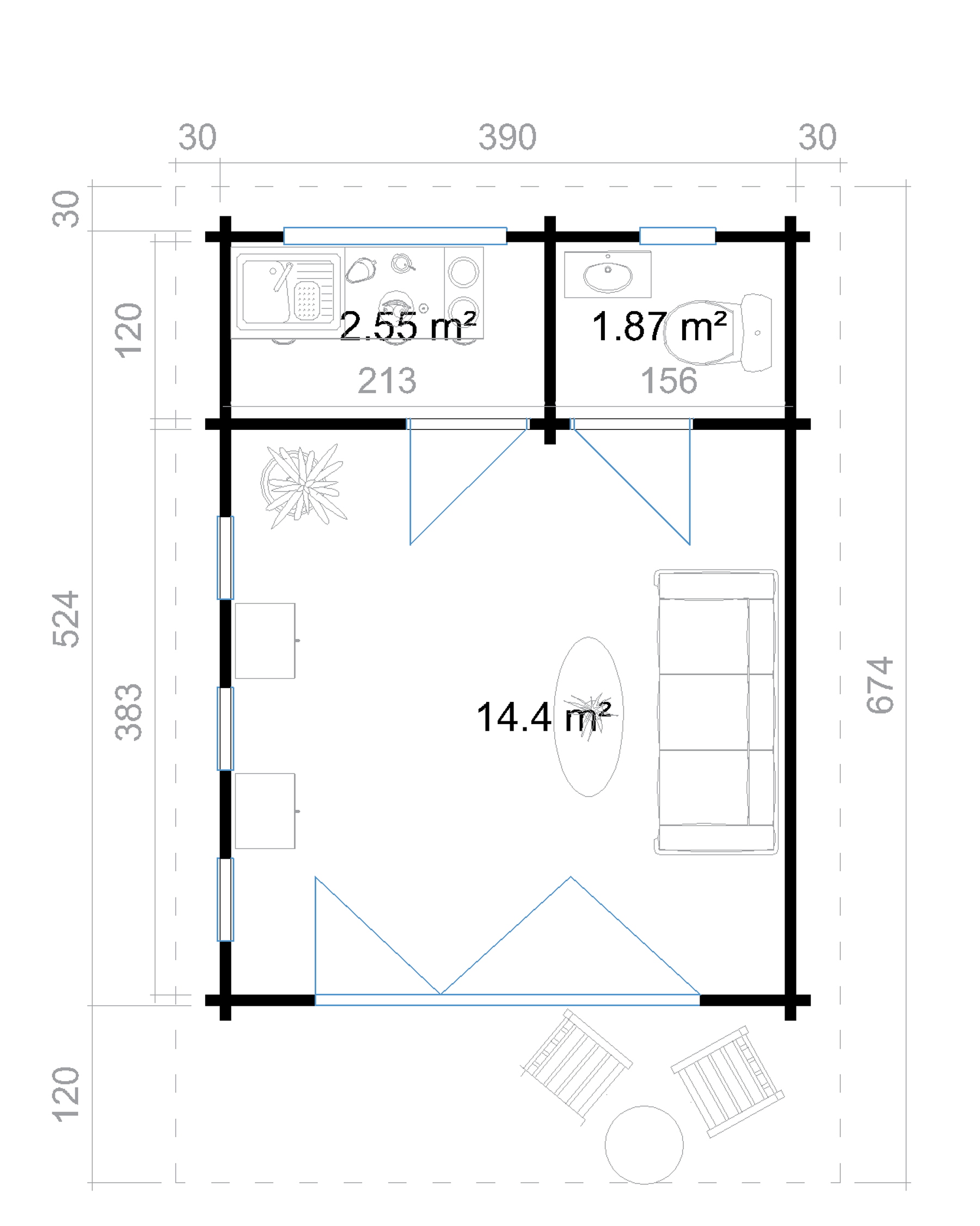 Ferienhaus Exeter 1 Platinum