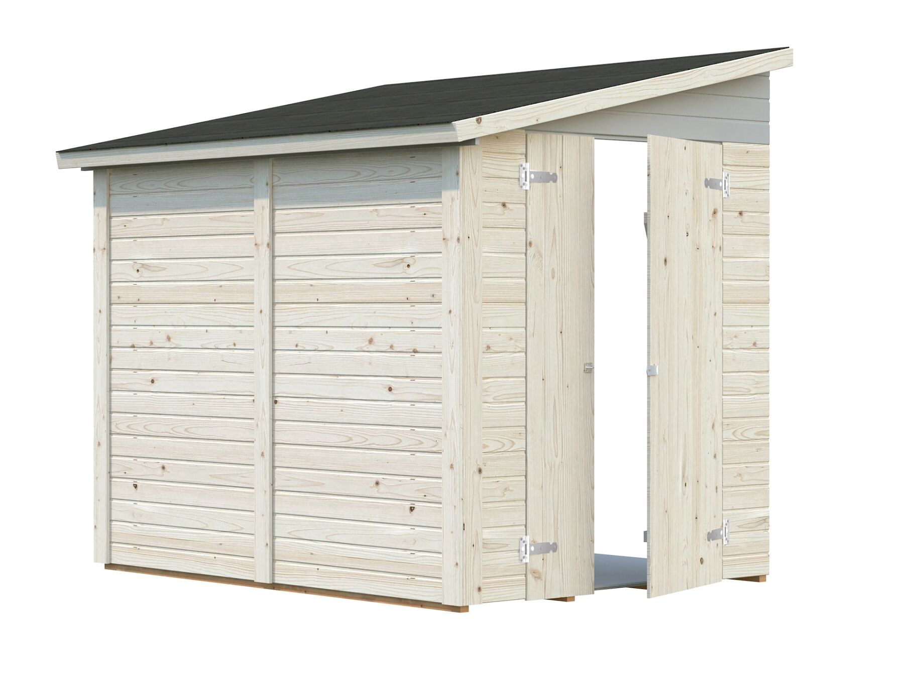 Anbauschuppen Mia 3,6 m² Transparent