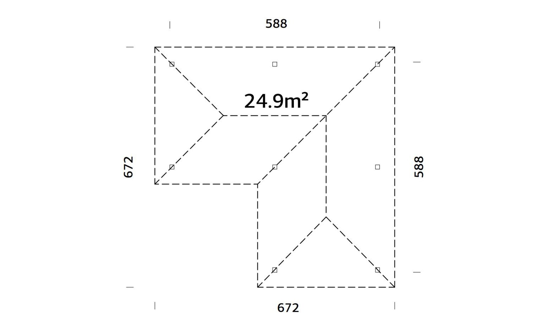 Pavillon Bianca 24,9 m²
