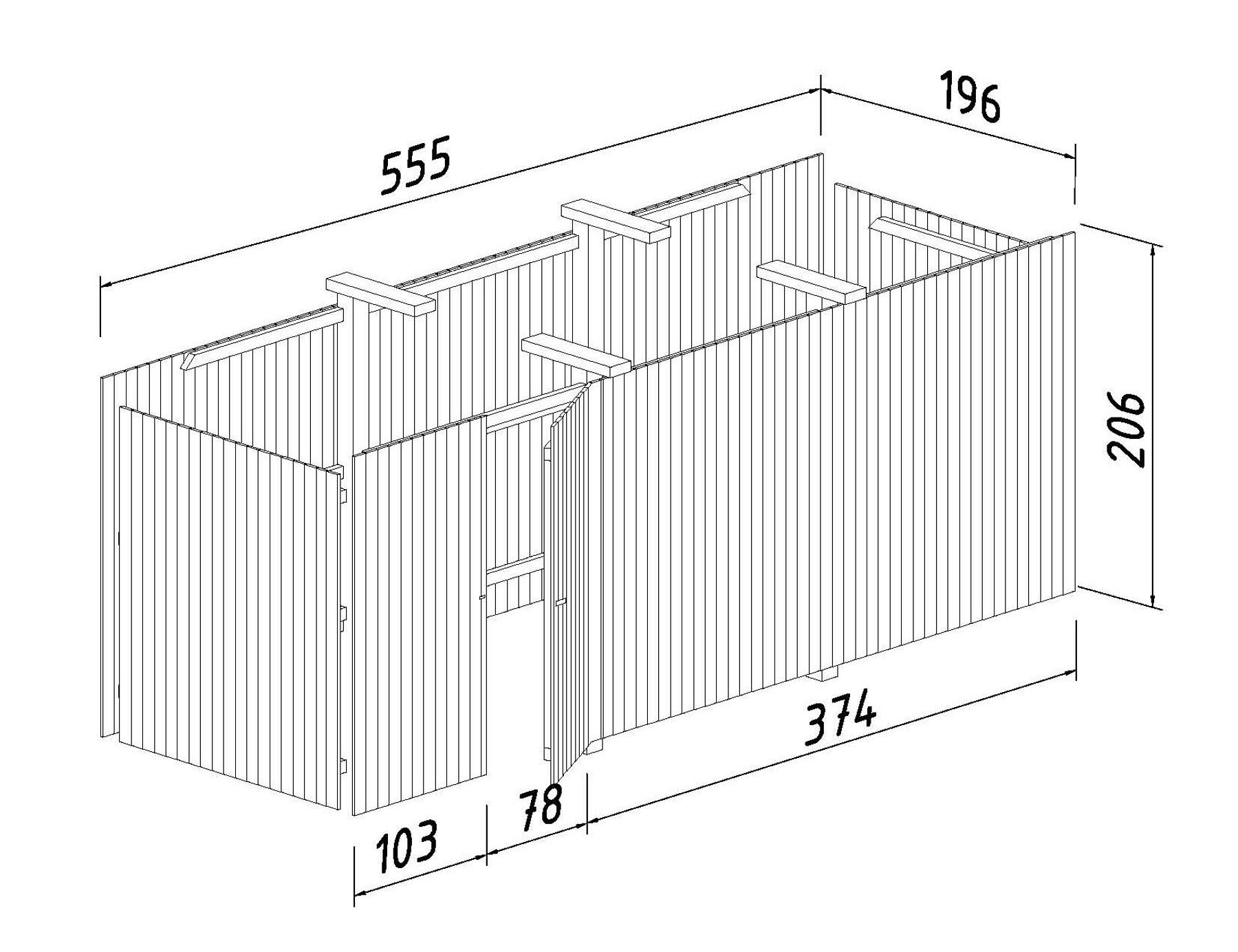 Karl 40,6 m² Geräteraum