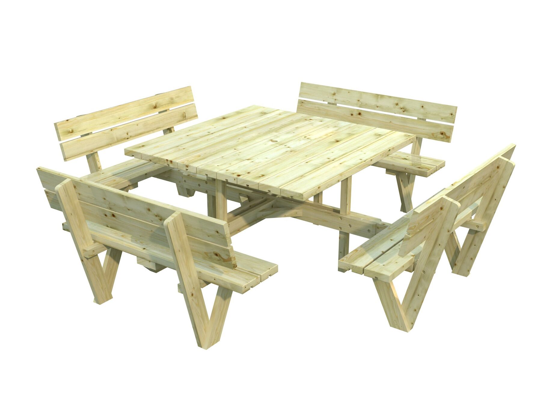 Tisch Mit Sitzbänken Arthur