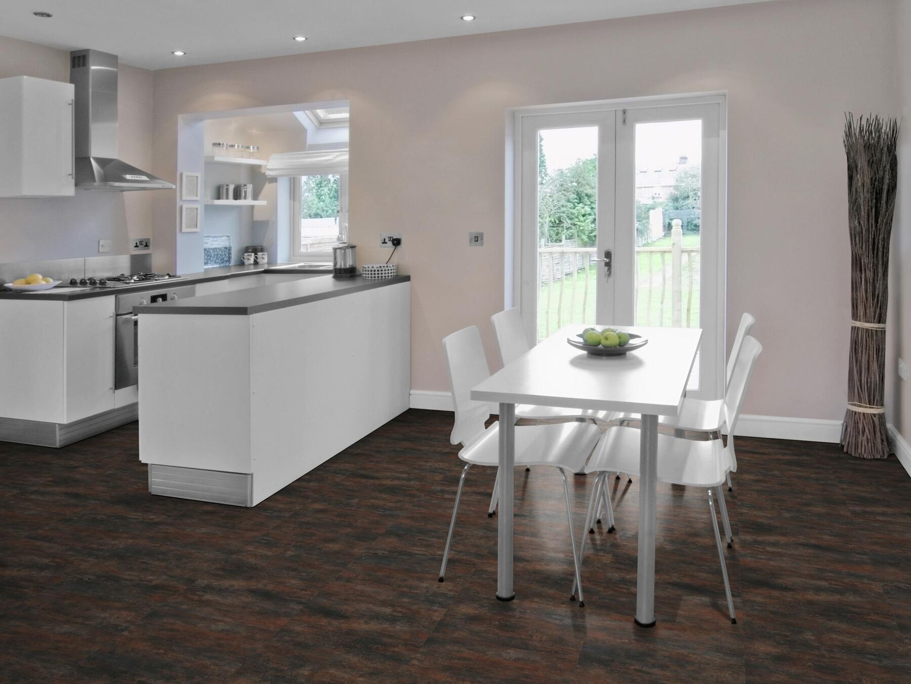 Klick-Vinylboden Ceramic Steel inkl. Trittschalldämmung