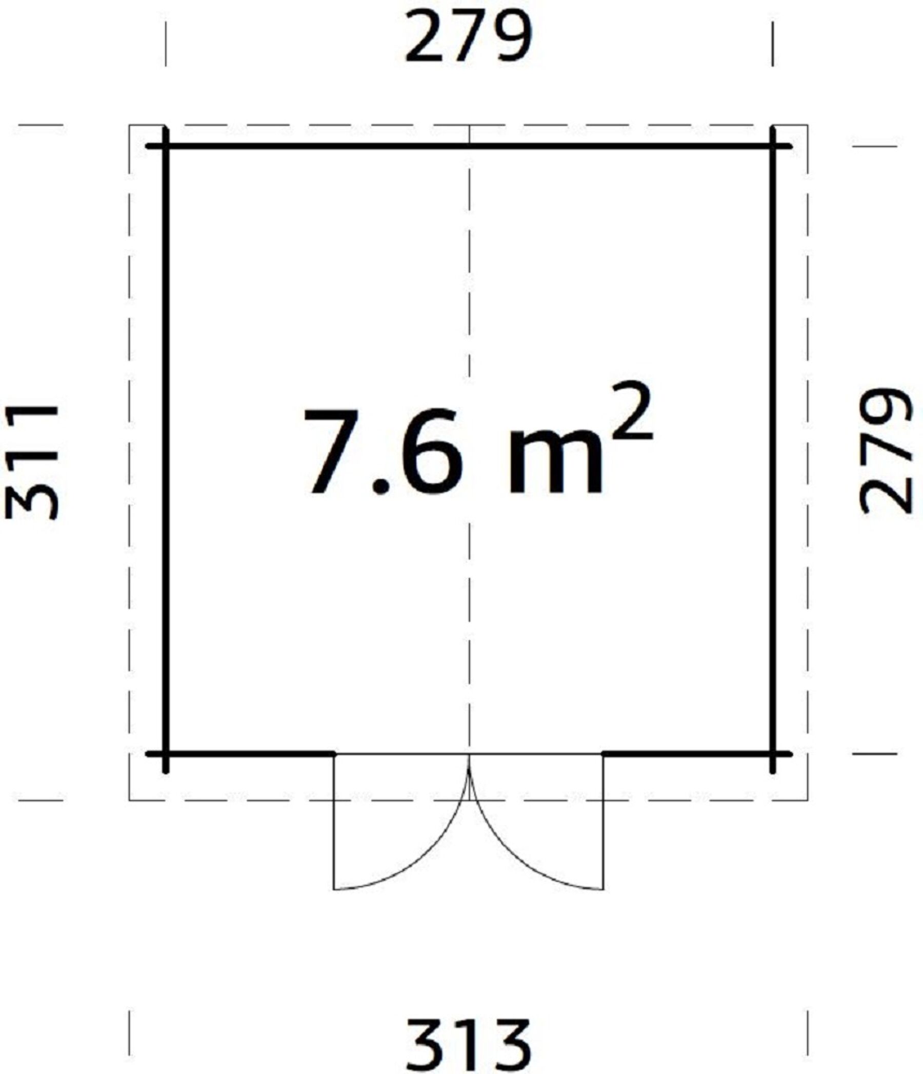 Gerätehaus WW-116 FSC Mix