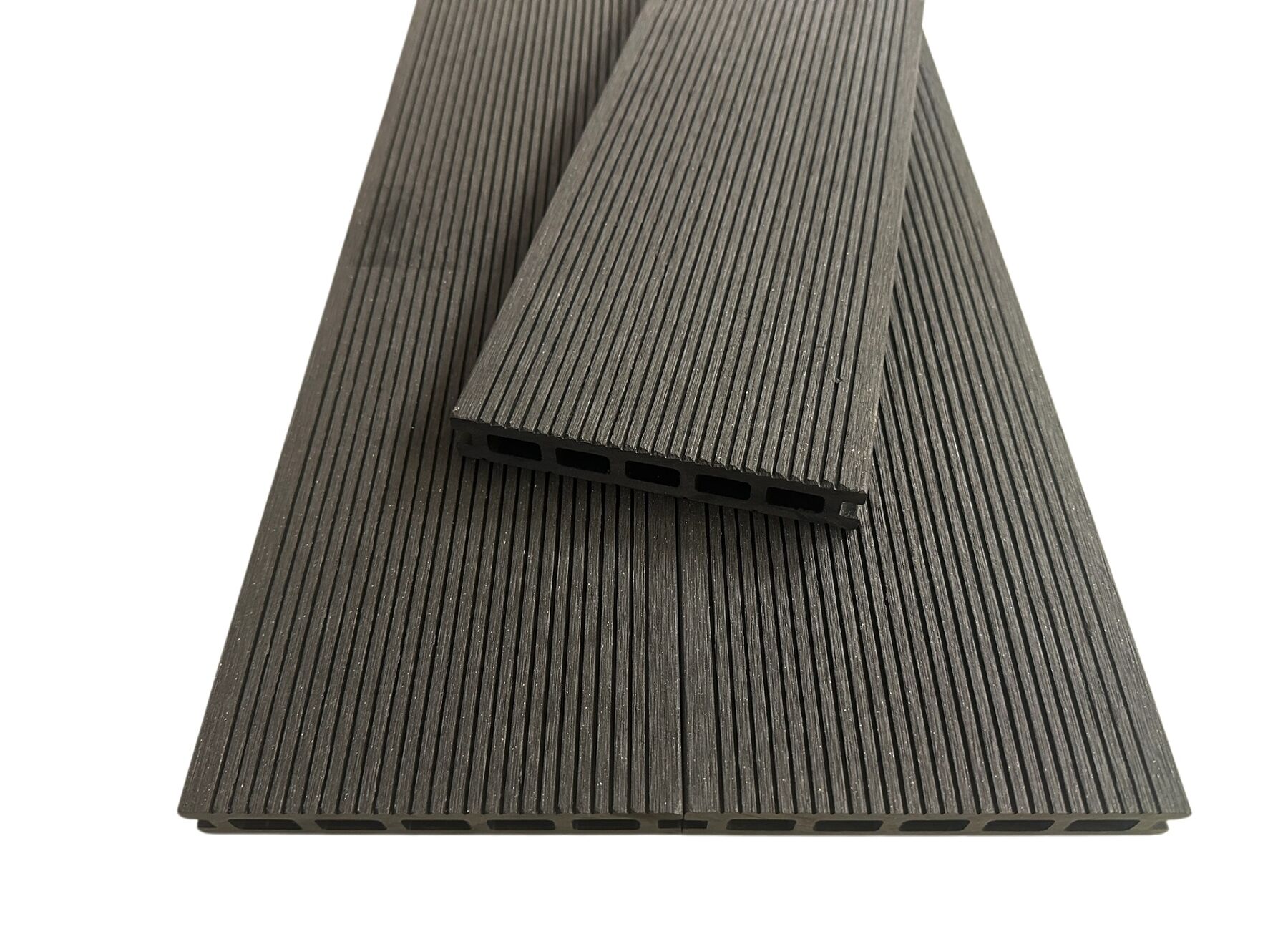 WPC Terrassendielen Hohlkammer 22 x 140 mm Anthrazit 