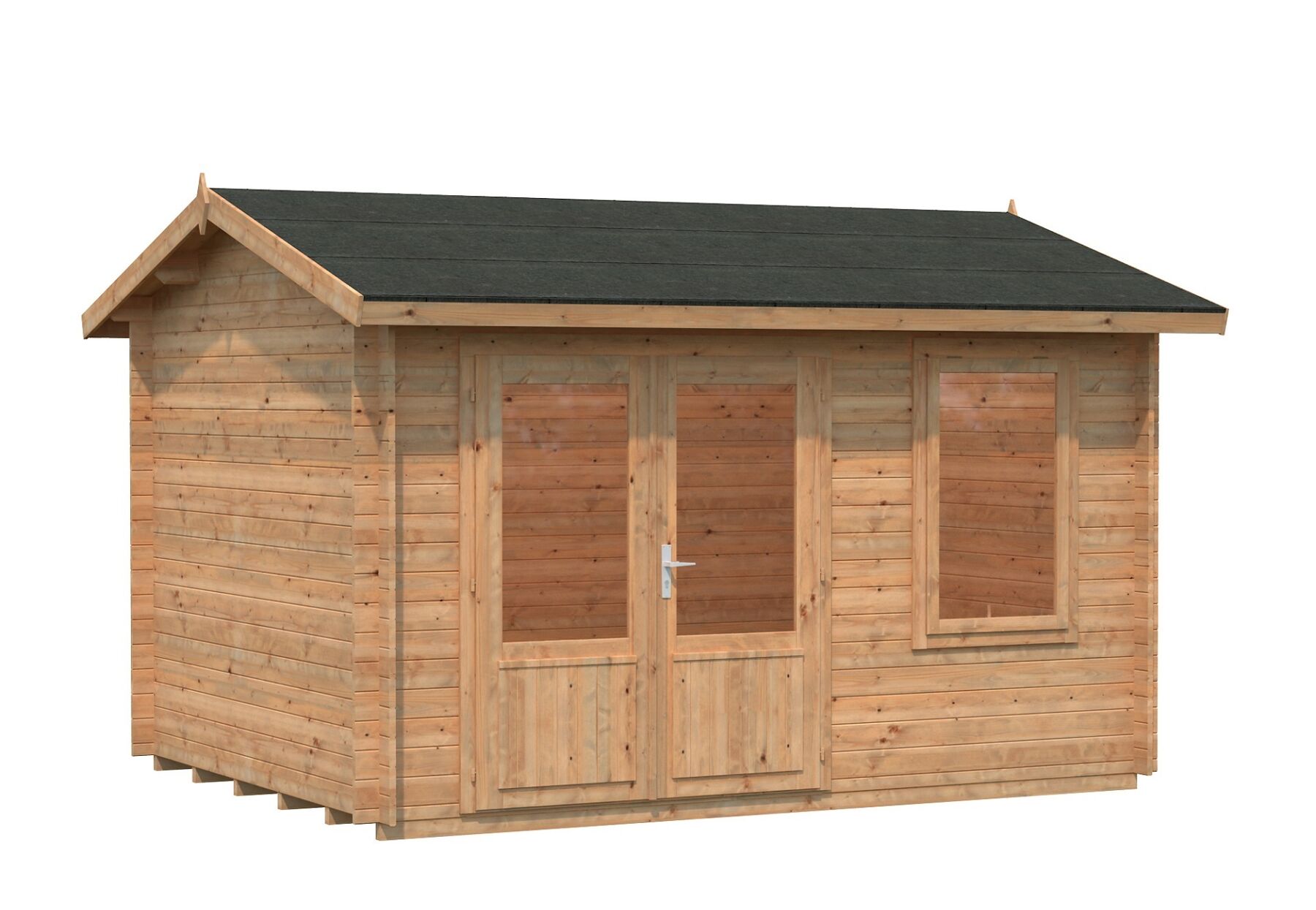 Gartenhaus Iris 9,6 m² Hellbraun 