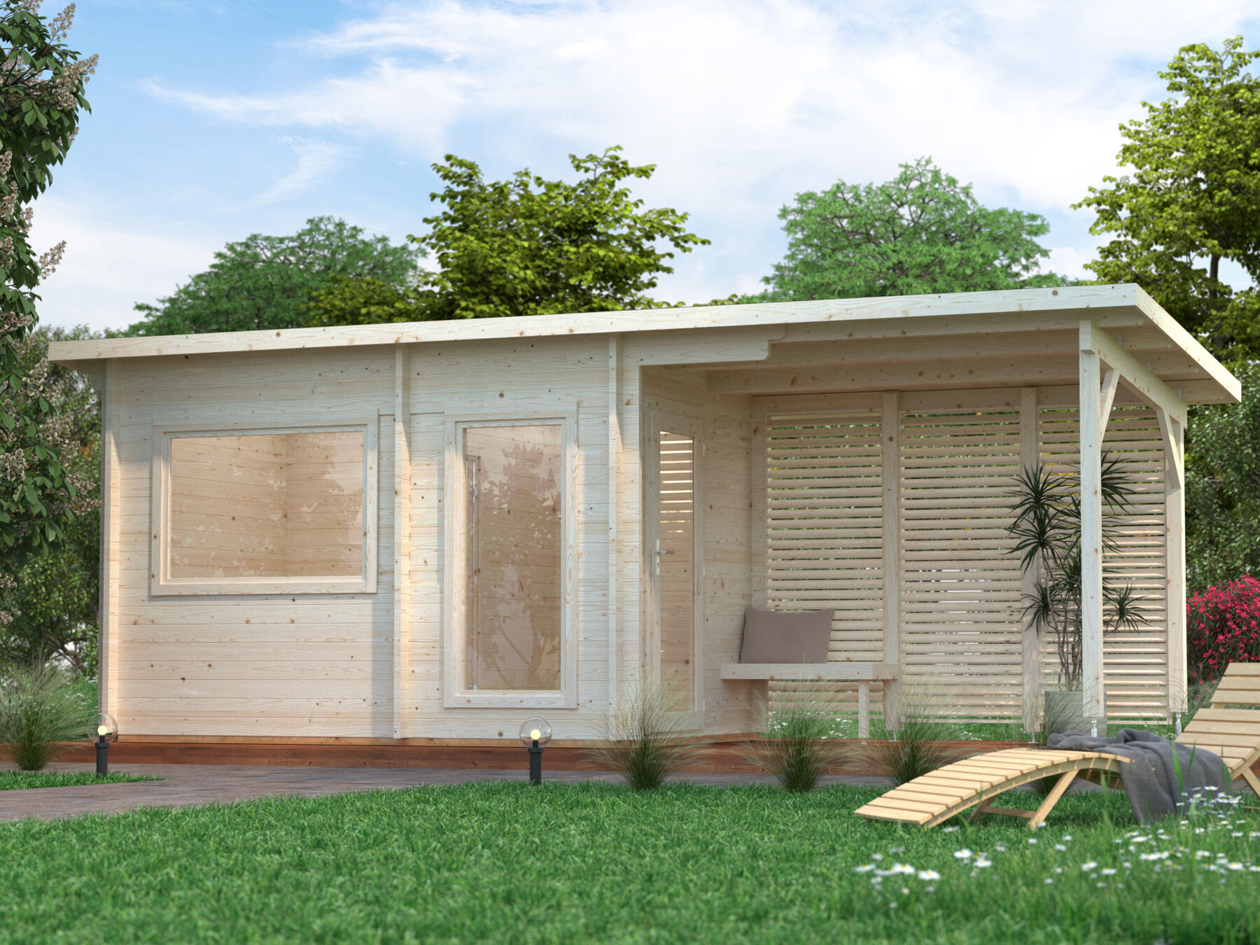 Saunahaus Sanna 6,8 + 5,9 m²