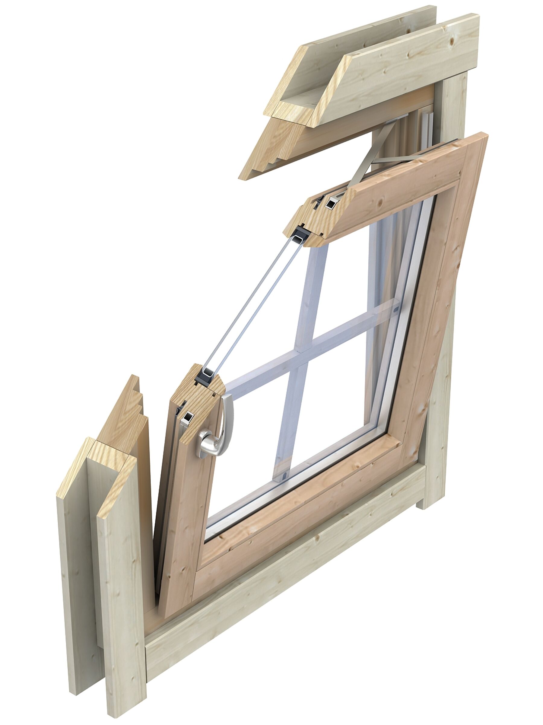 Einzelfenster B 770 x H 990 mm