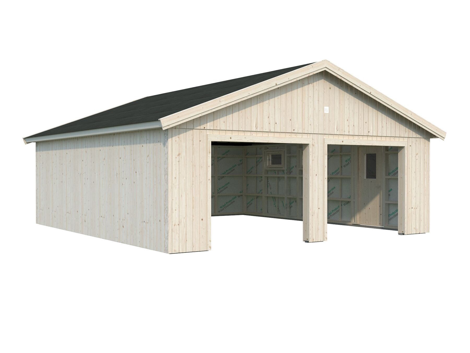 Elementgarage Andre 44,7 m² Ohne Tor