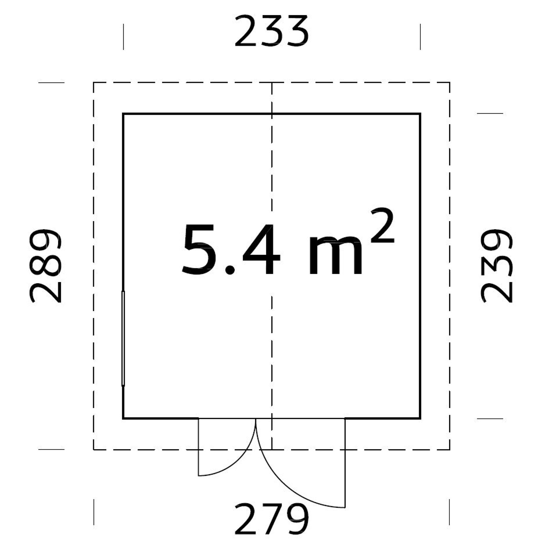 Gerätehaus Nils 5,4 m²