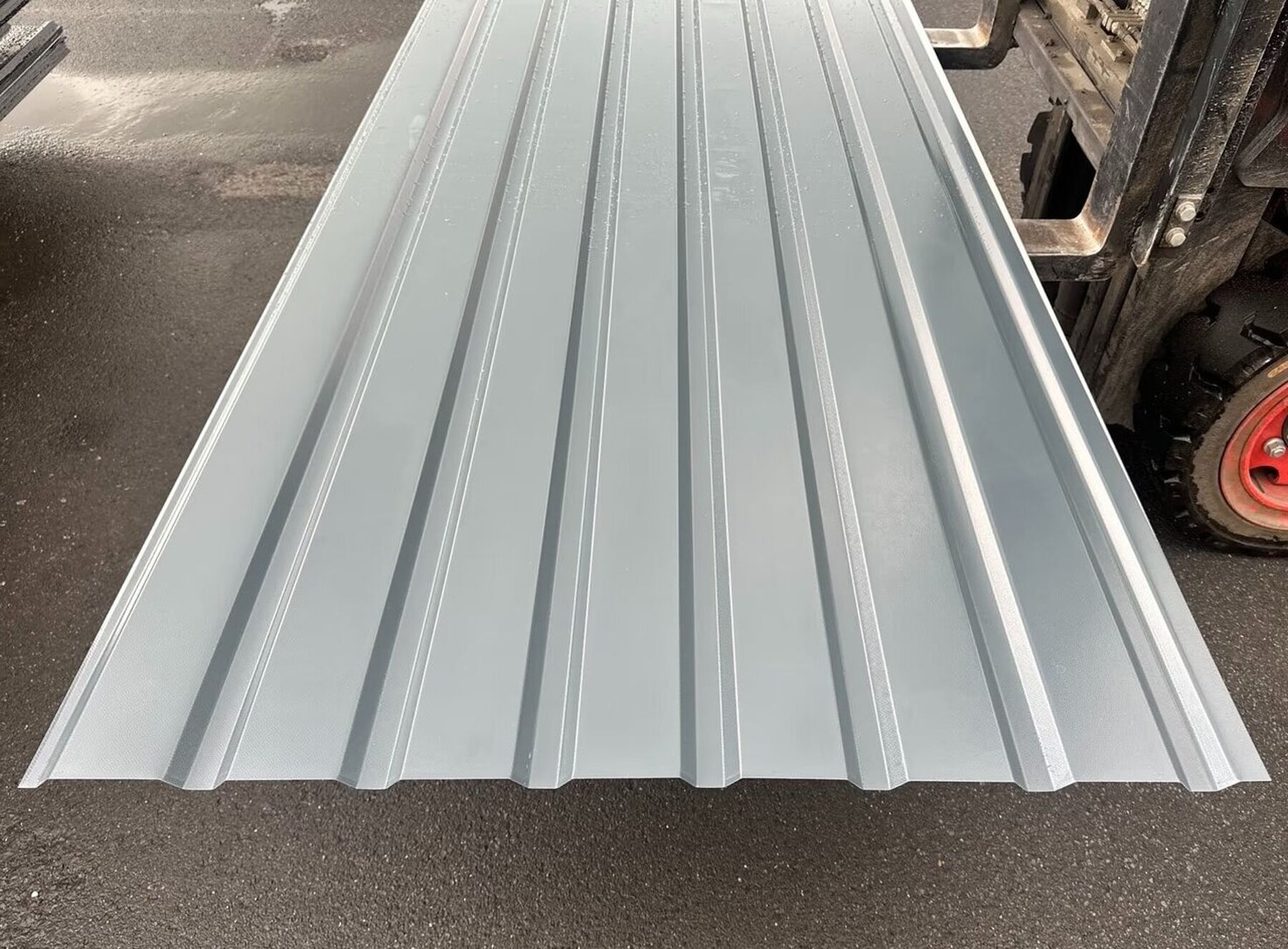 43,68 m² Wandblech Sonderposten 3000 cm Anthrazit DP 20/100