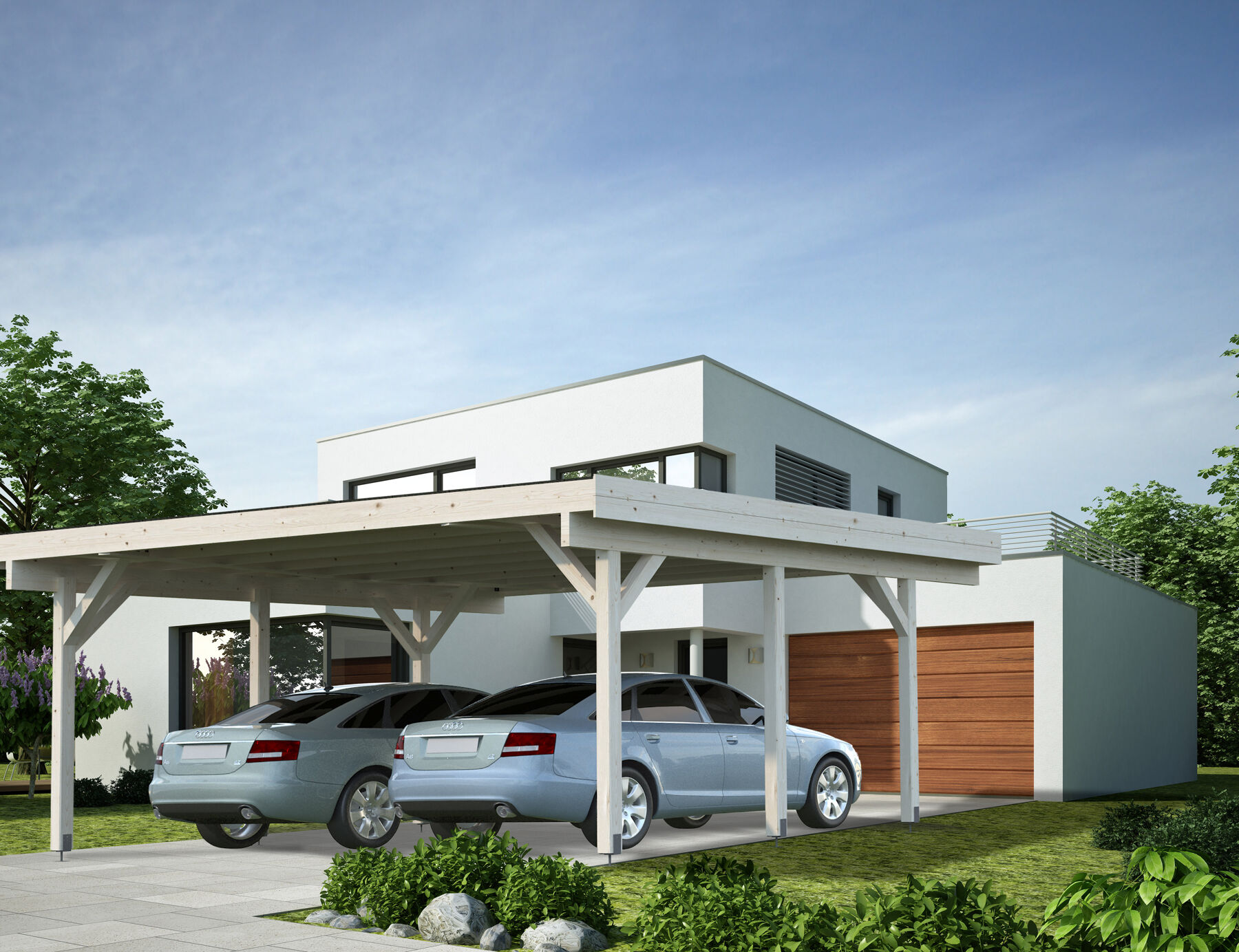 Doppelcarport Karl 20,6 m²