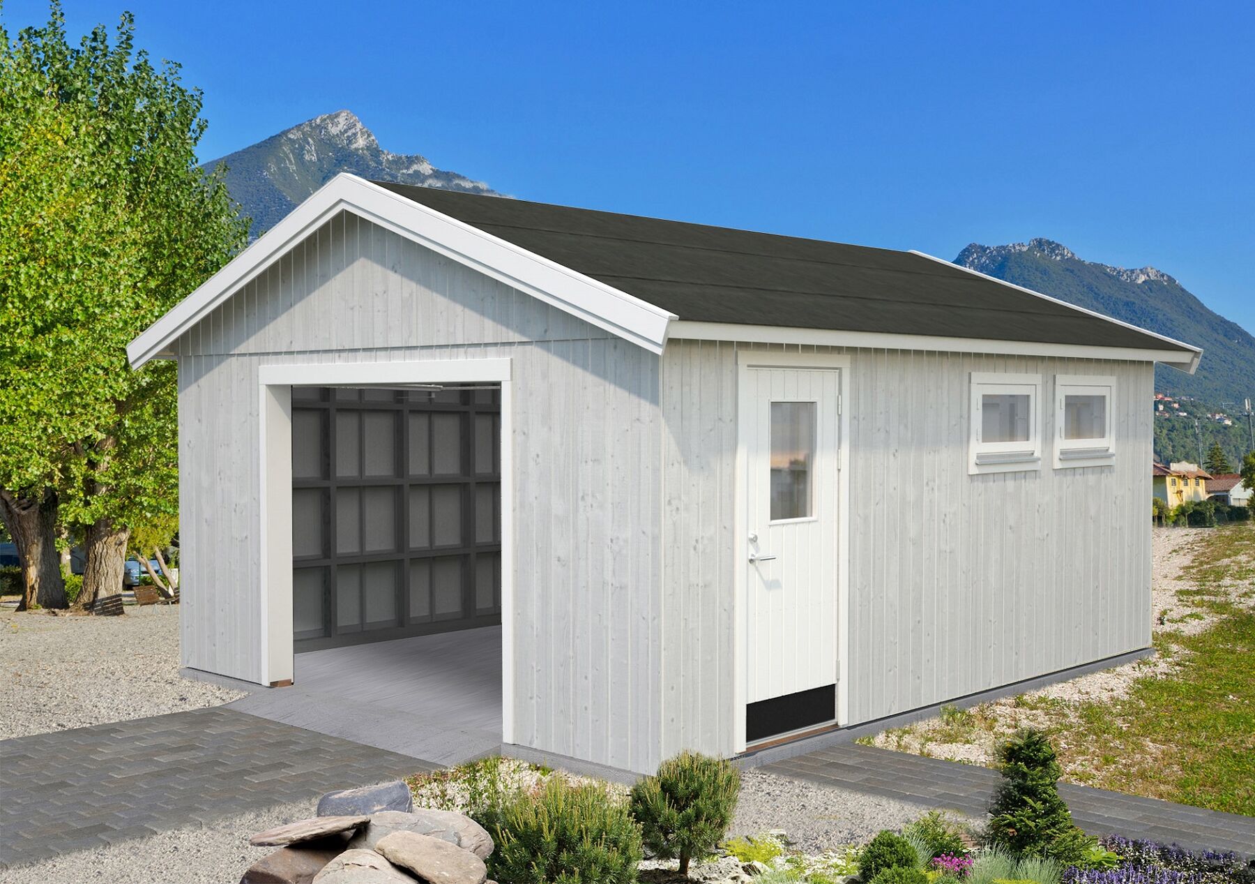 Elementgarage Andre 21,5 m² Ohne Tor