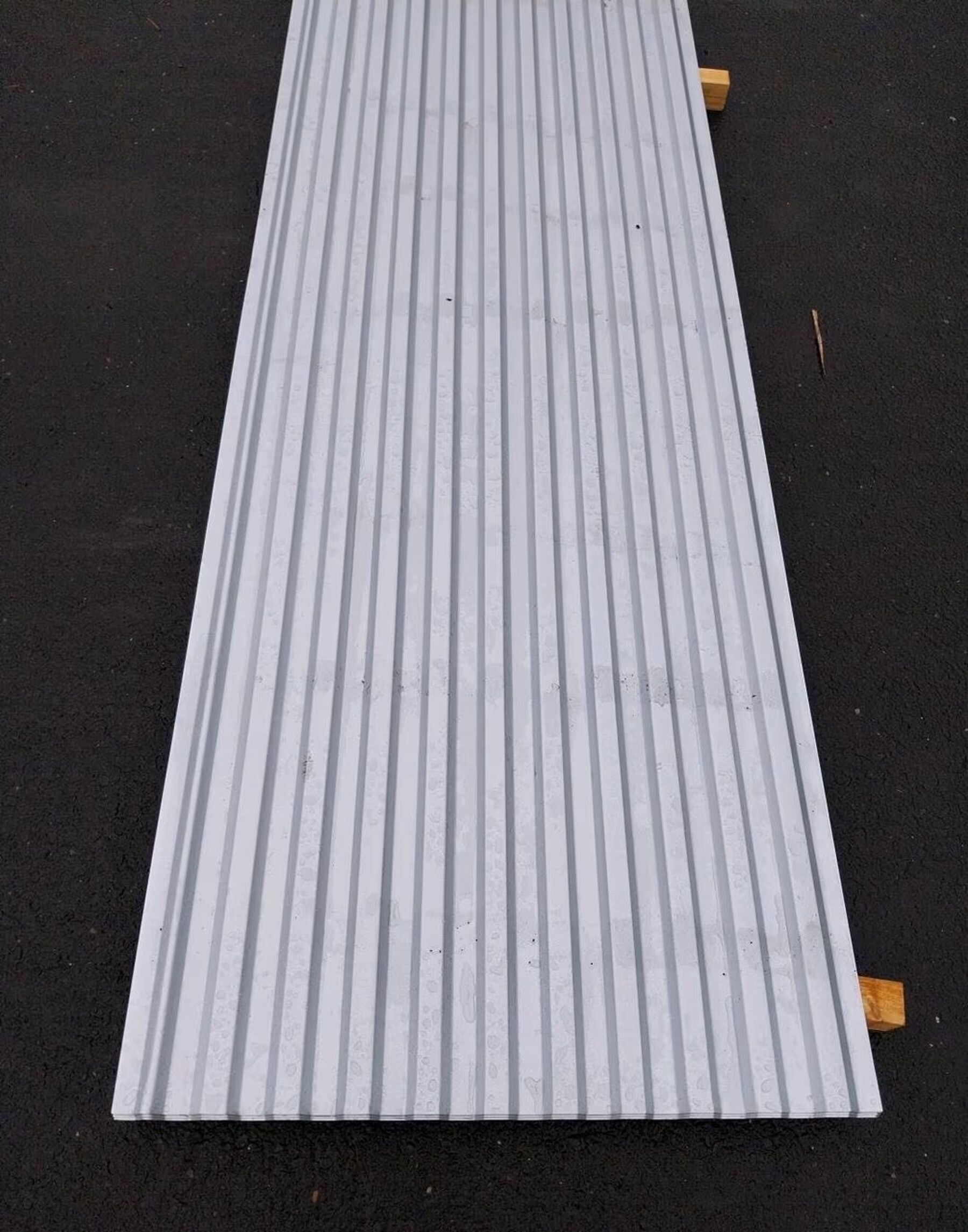 32,10 m² Trapezblech Sonderposten 300 cm Verzinkt DP 20/35 Maschine, Rampe