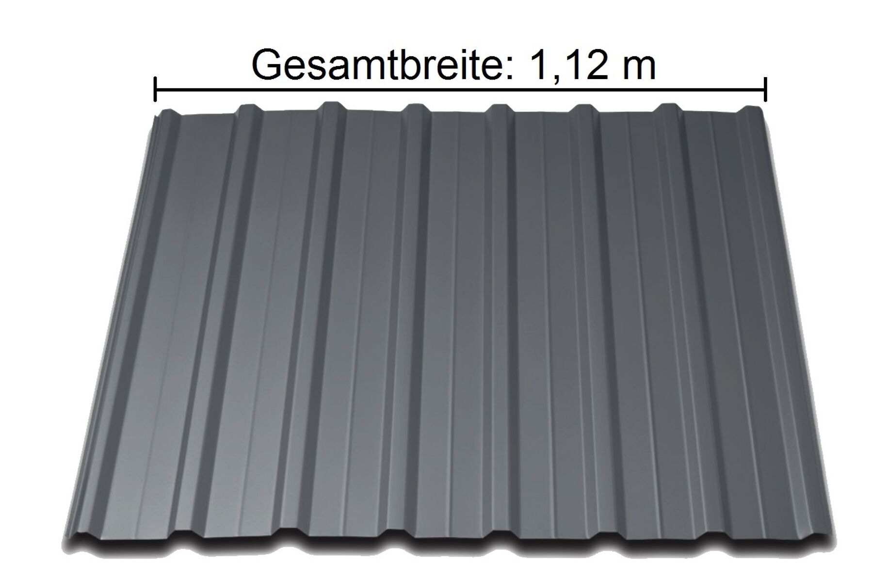 Trapezblech DP 20-100, 0.50 mm Stärke Anthrazit Architektur, Gebäude, Wohnen