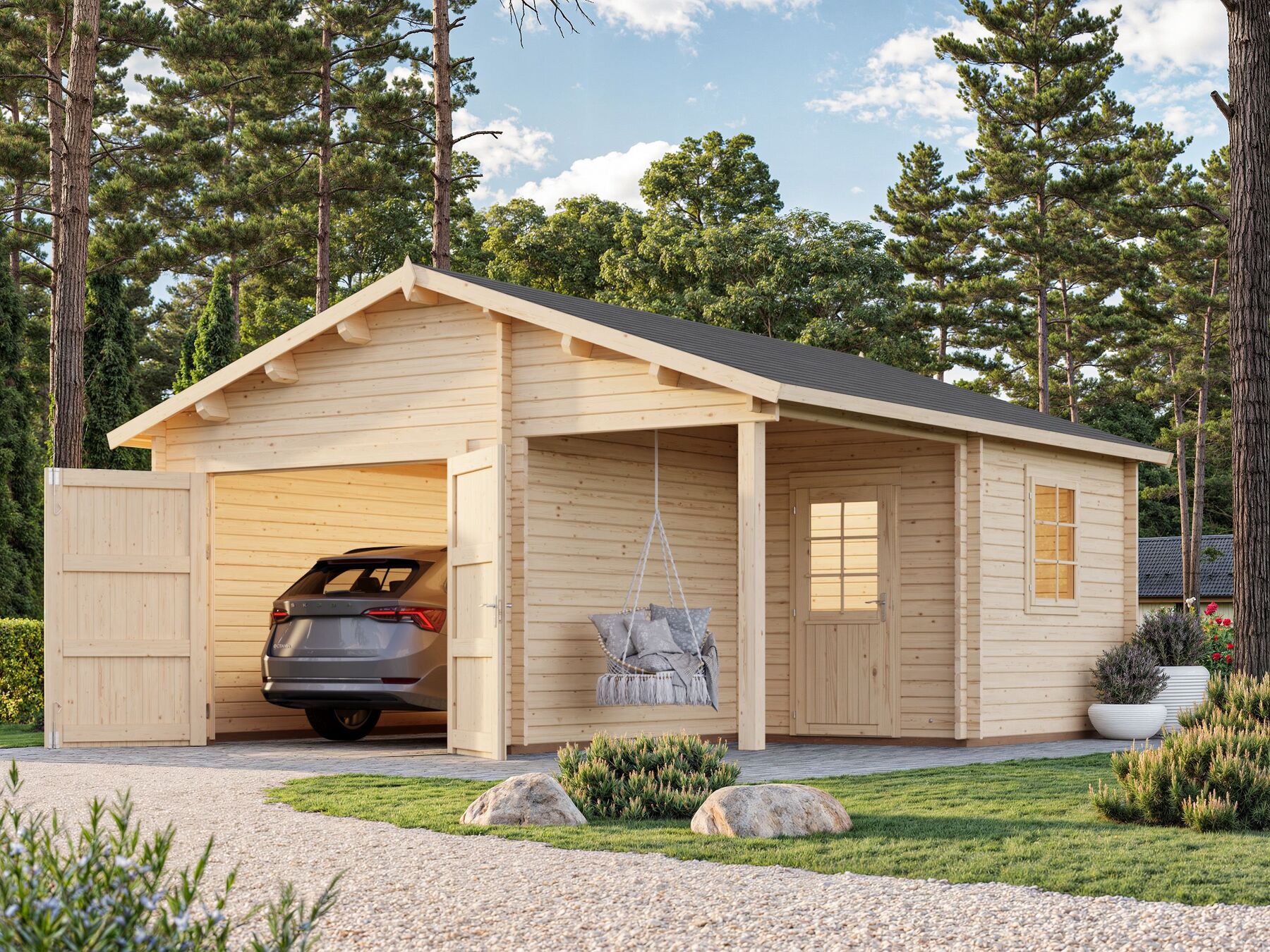 Garage, Drinnen, Innenarchitektur, Pflanze, Wohnen