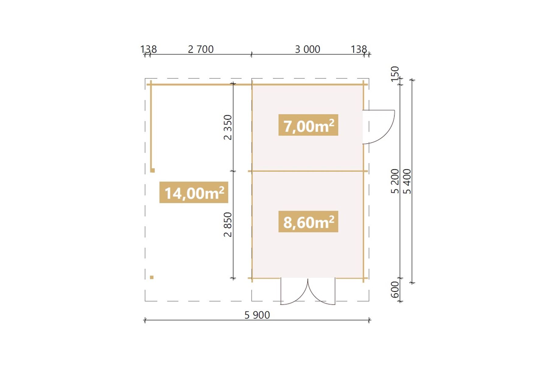 Gartenhaus Lifestyle 40