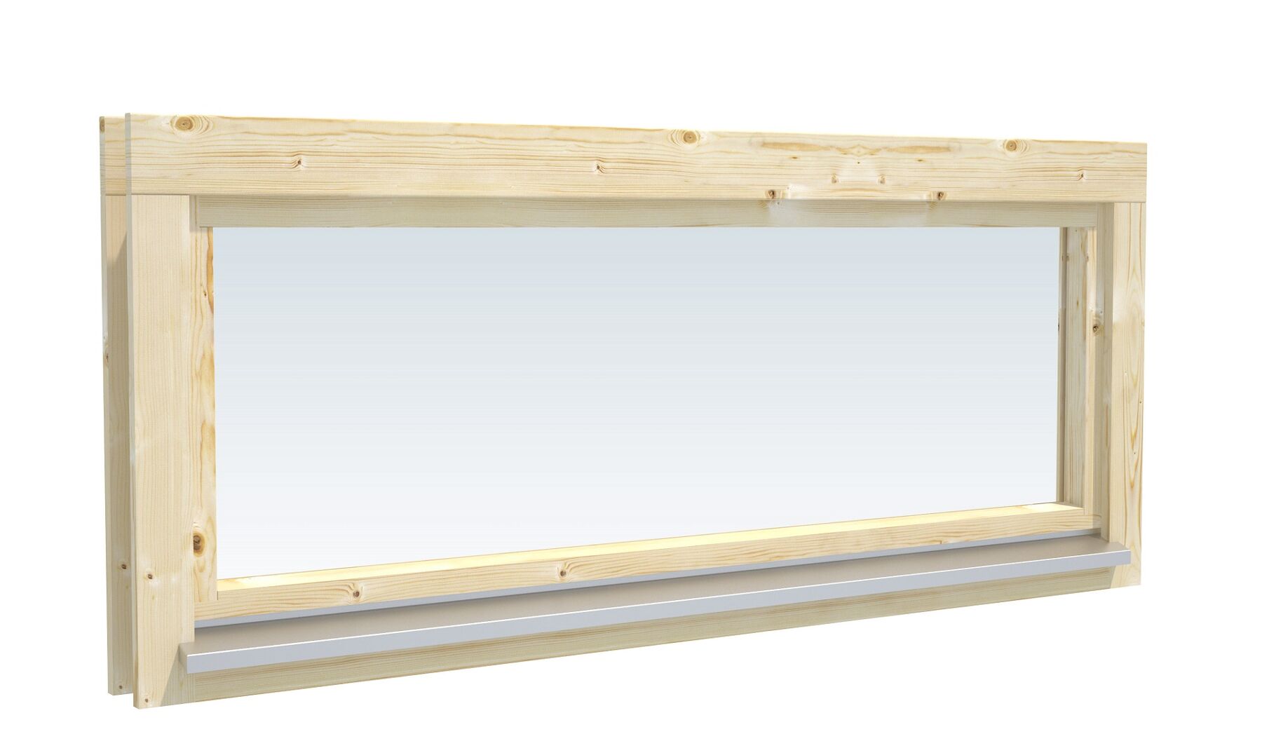 Einzelfenster B 1550 x H 540 mm  
