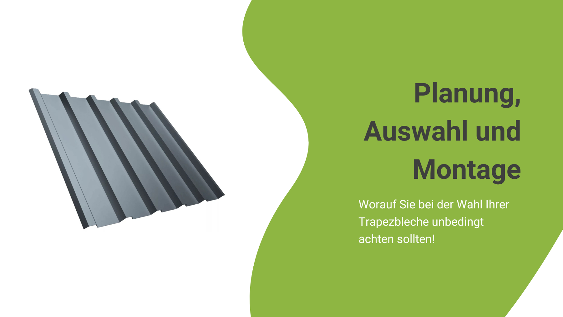 Trapezbleche Aluminium