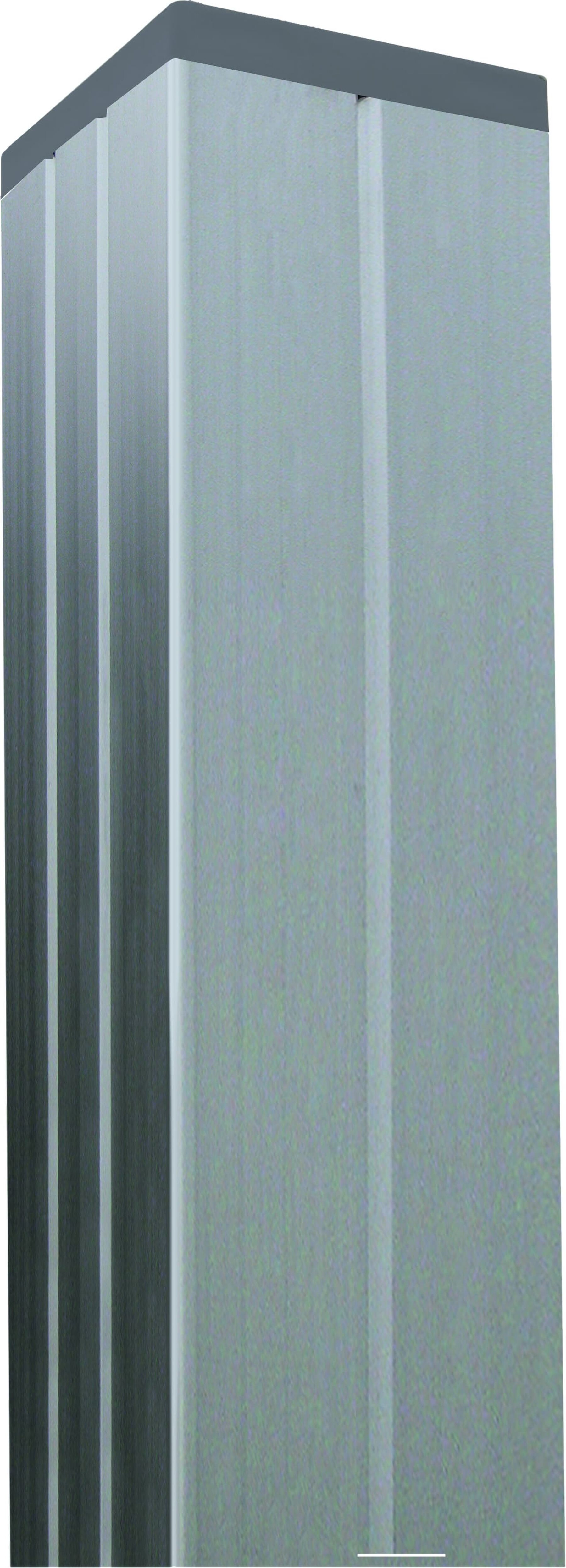 Aluminium Pfosten, Silber 68 x 68 x 1860 mm