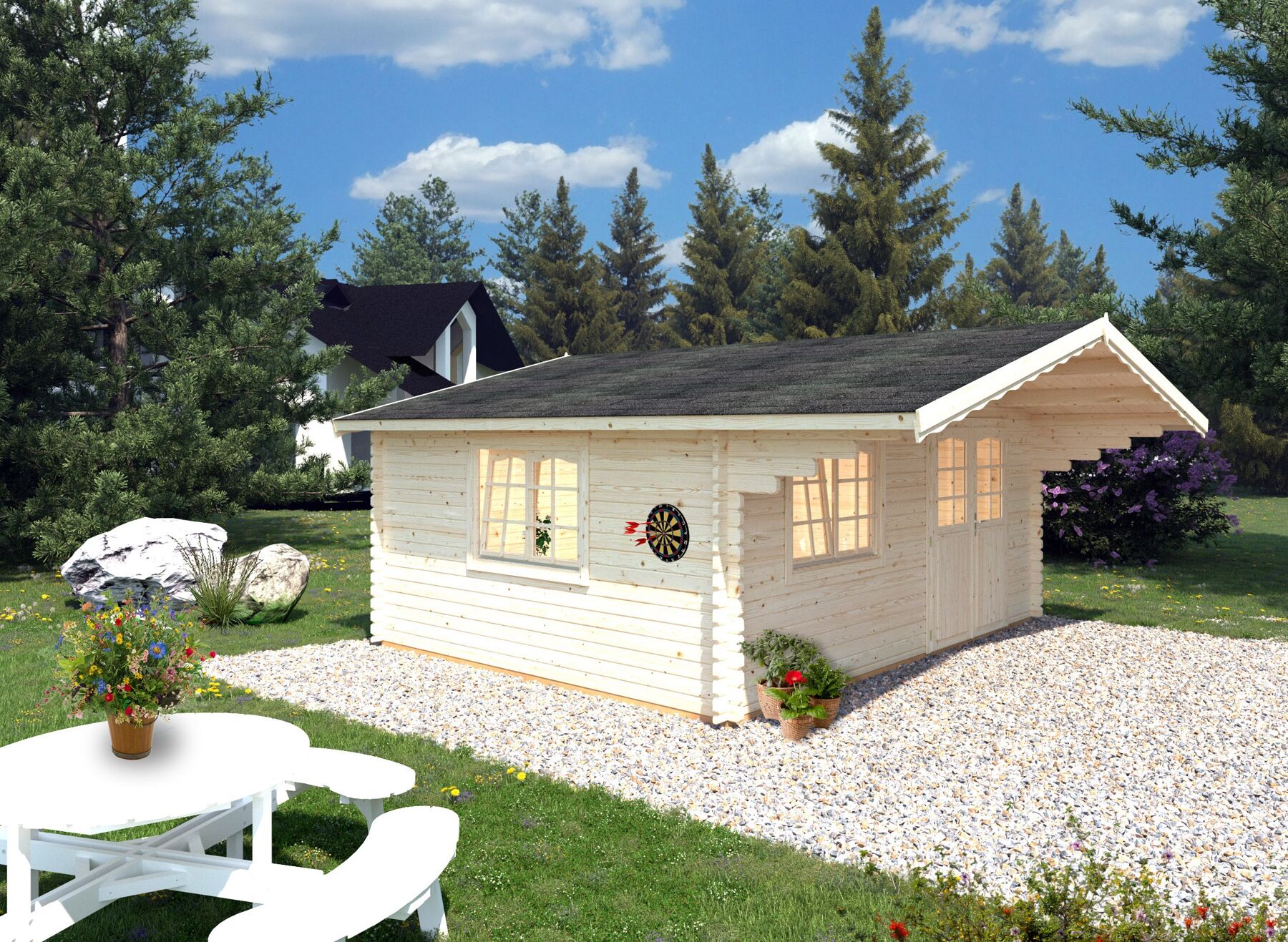 Palmako Gartenhaus Sally 19,1 m²