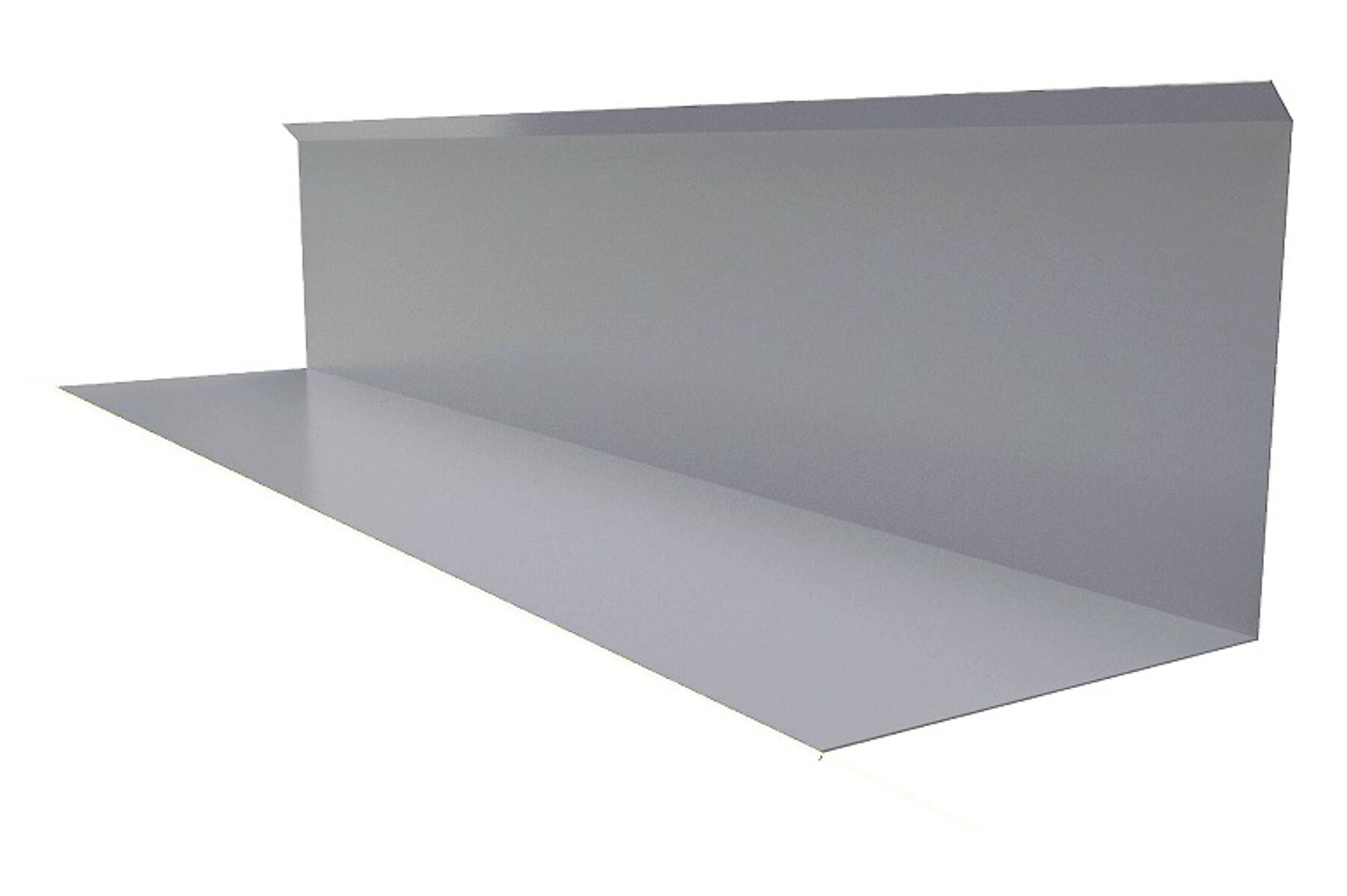 Wandanschluss Silber 80 x 150 x 2000 mm