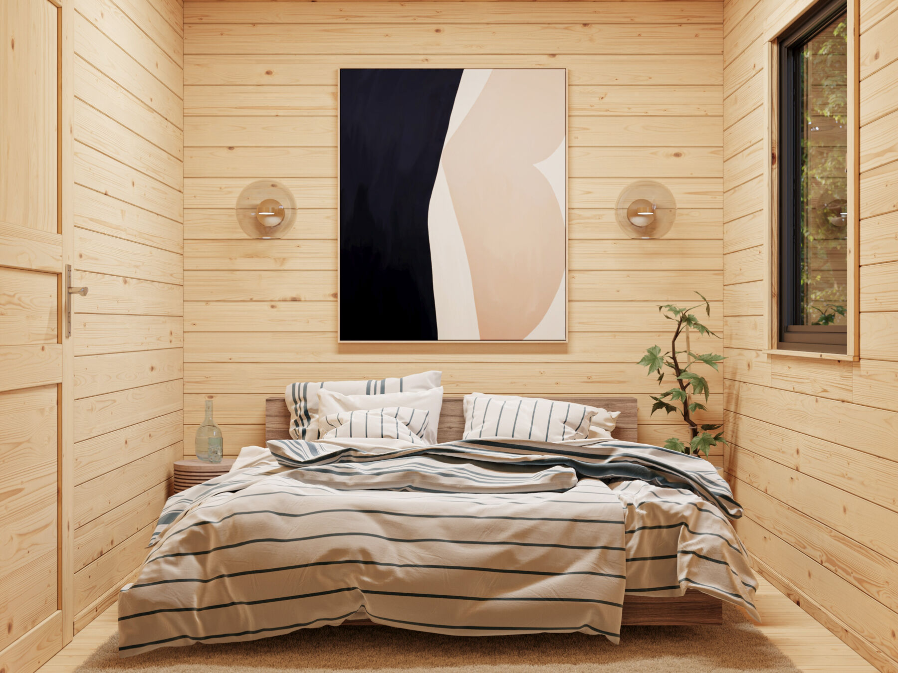 Ferienhaus Cecilia 30,0 m² mit ISO-Glas Schiebetür