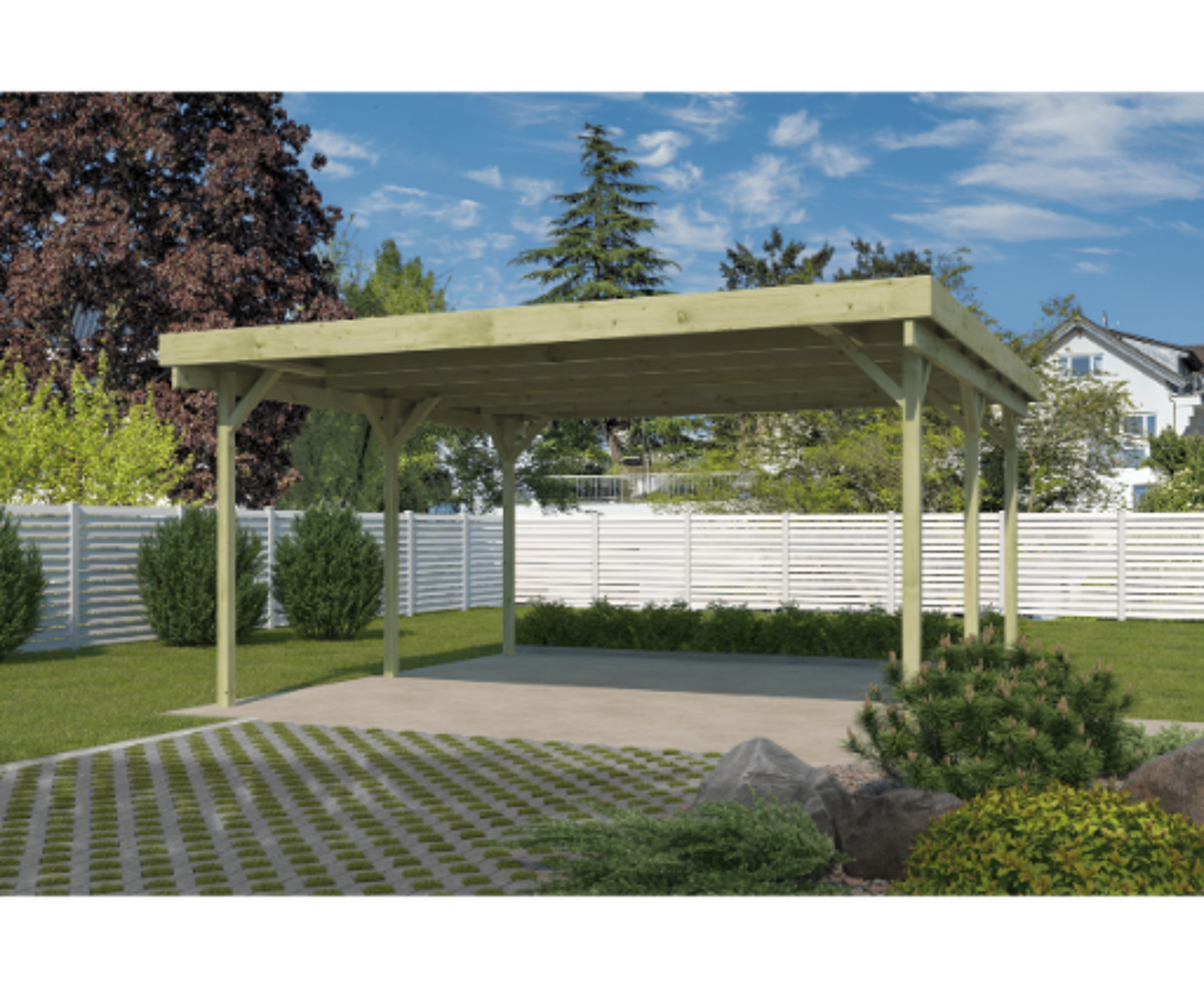 Veranda, Terrasse, Pergola, Hinterhof, Draußen