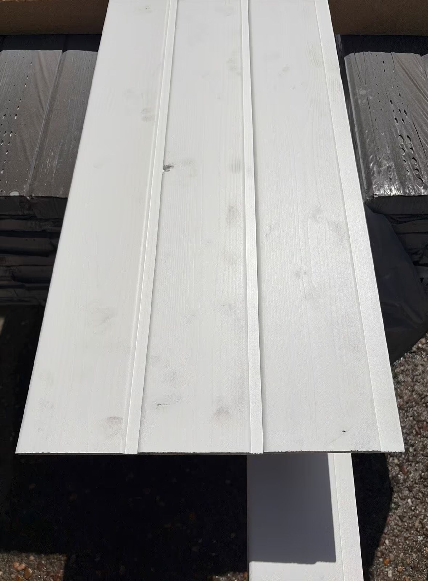 Fichte Profilholz Reinweiss, 13.5x121x5100 mm Fichte Profilholz Reinweiss, 13.5x121x5100 mm