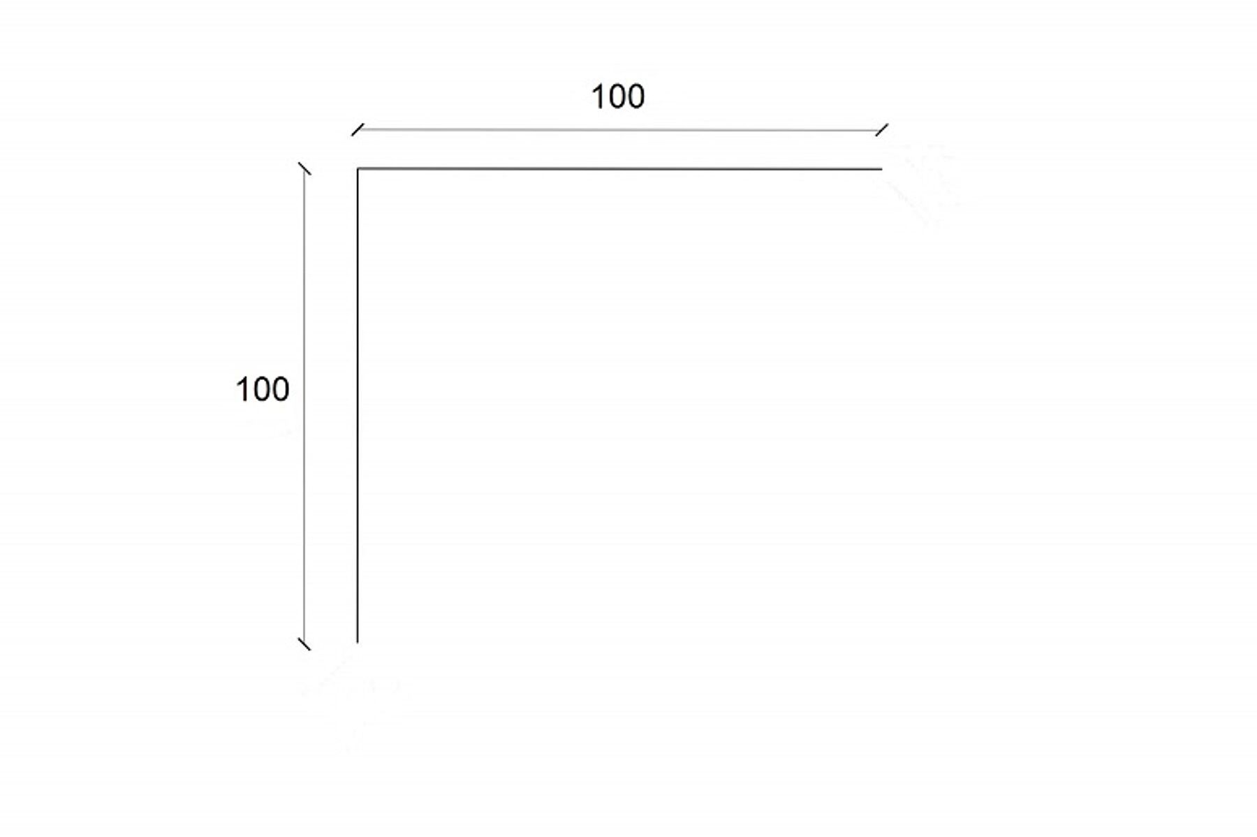 Eckwinkel Außen 100 x 100 x 2000 mm