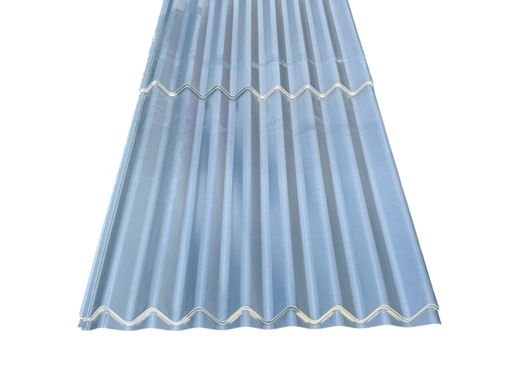 20 m² Wellblech Sonderposten 230 cm Silber DP 34-143