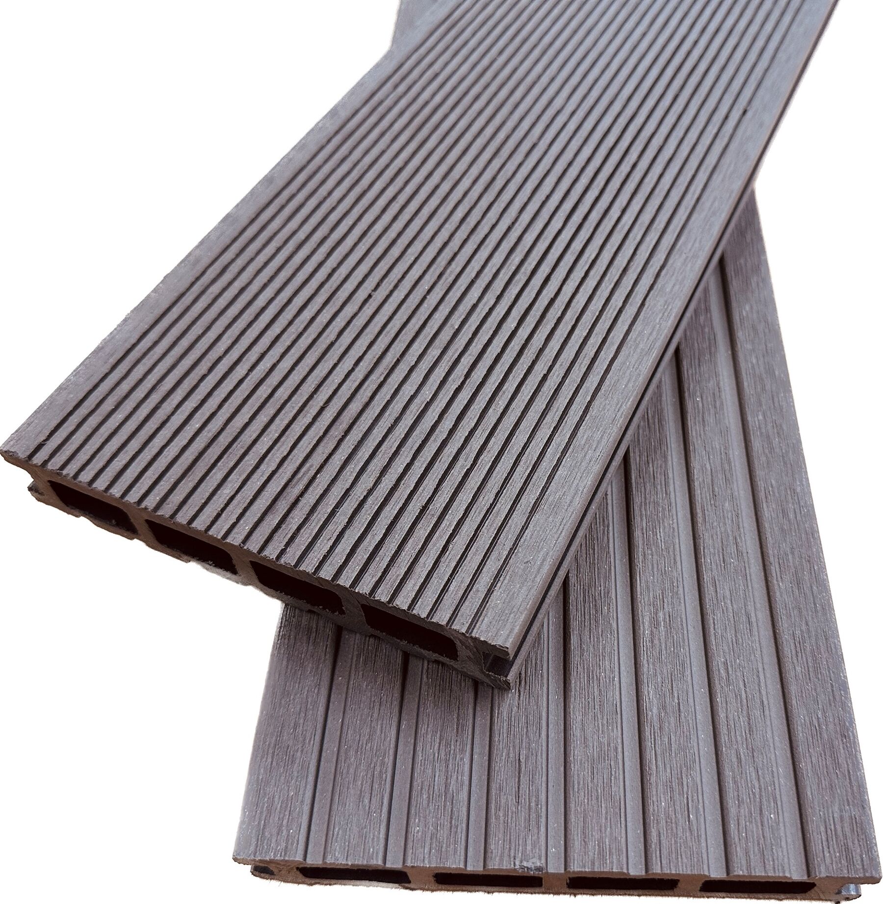 WPC Terrassendielen Hohlkammer 25 x 145 mm Braun 