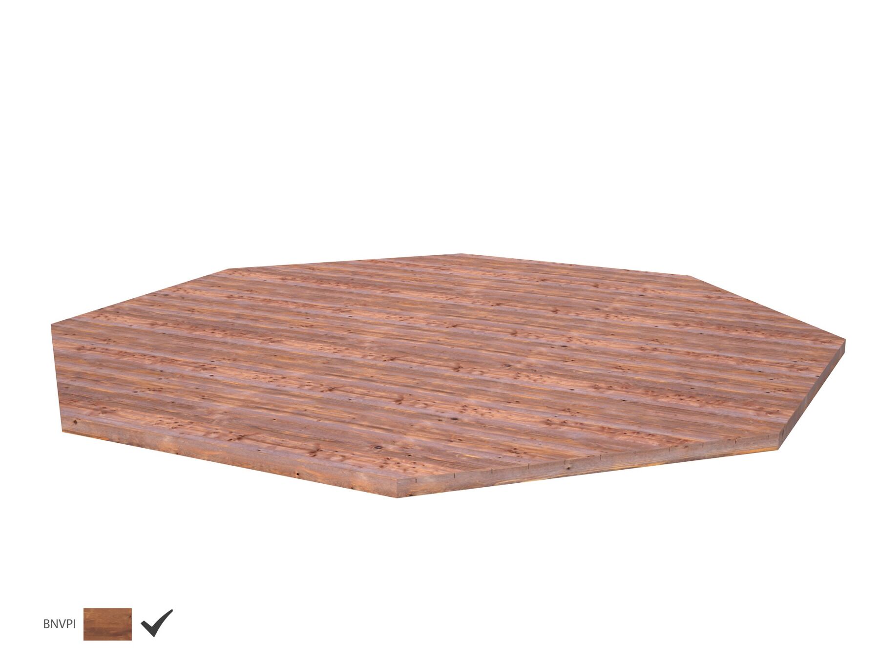 Fußbodenpaket Ø 465 cm [Betty 18,0 m²]