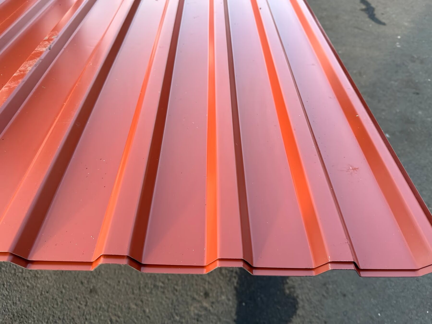 19,44 m² Trapezblech Sonderposten 300 cm Rot DP 20-65