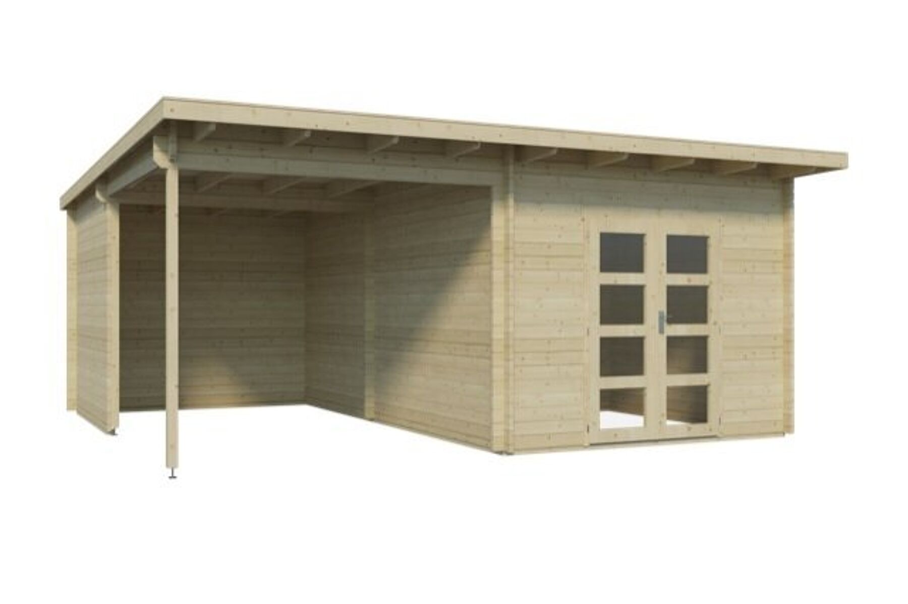 AKTION Gartenhaus Helene + Kostenloses Trapezblech