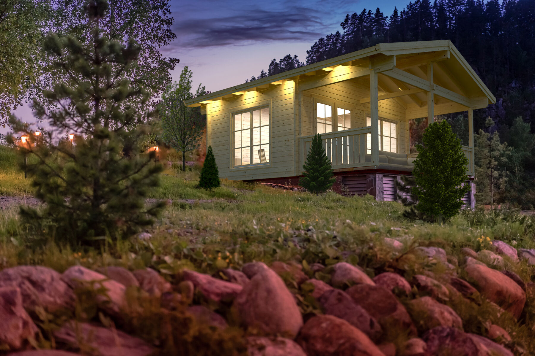 Ferienhaus Agneta 18,8+12,5 m²