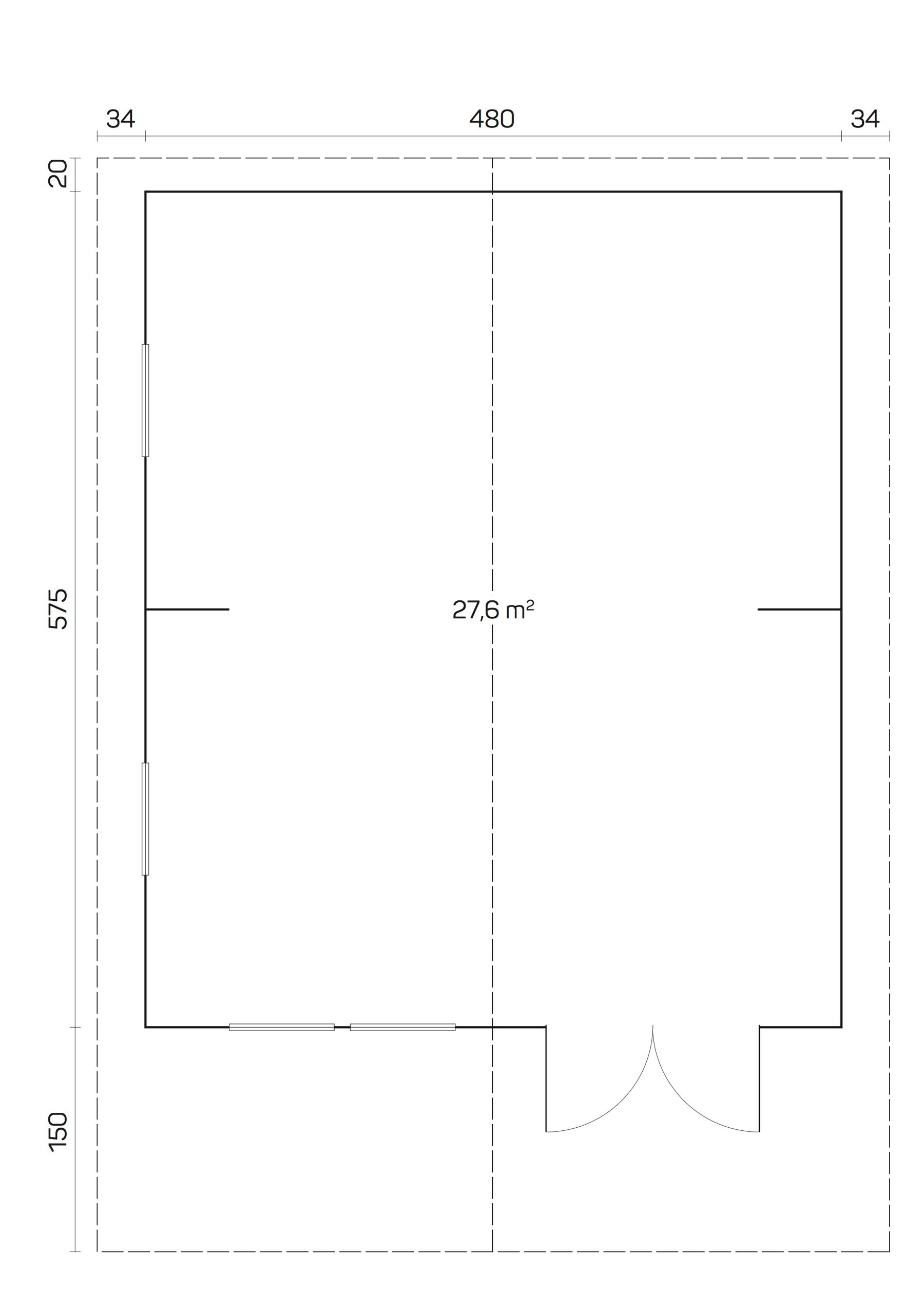 Gartenhaus Enzo E 70