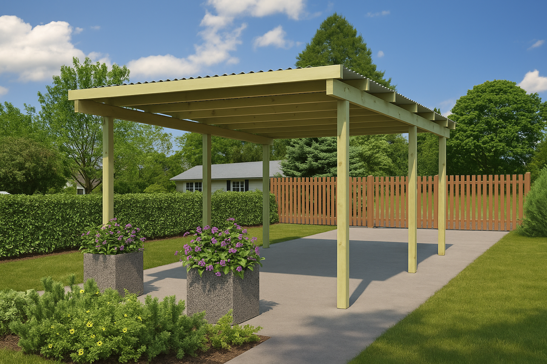 Wohnen, Veranda, Terrasse, Pergola, Draußen