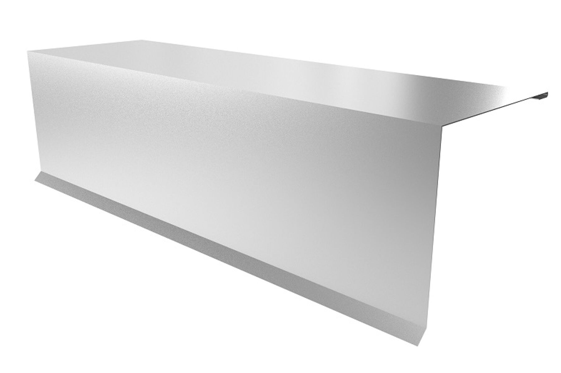 Ortgangsbleche Silber 140 x 140 x 2000 mm