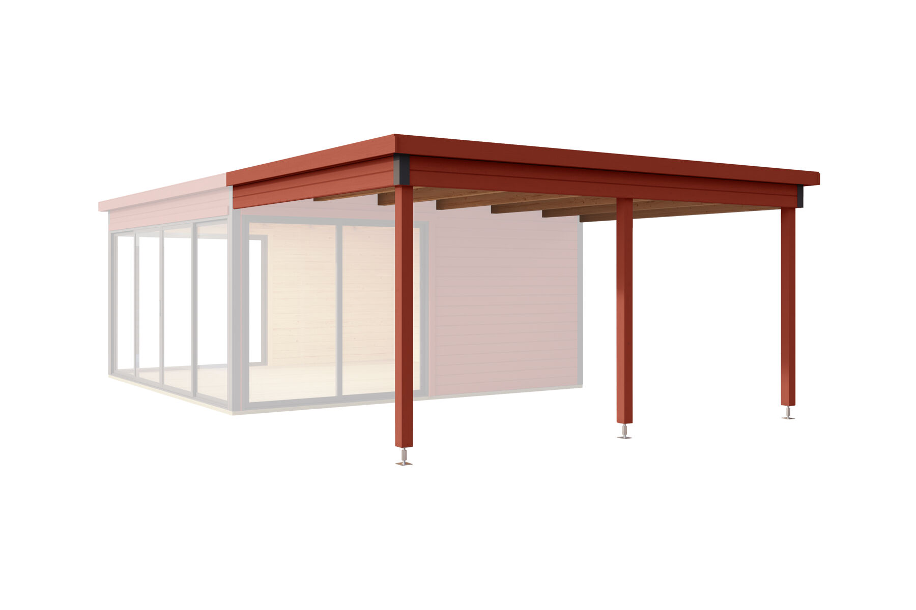 Dachverlängerung Für Gartenhaus Domeo 5