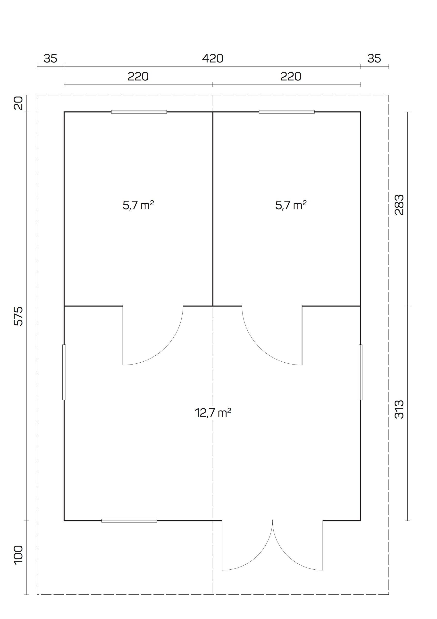Gartenhaus Gotland E 70