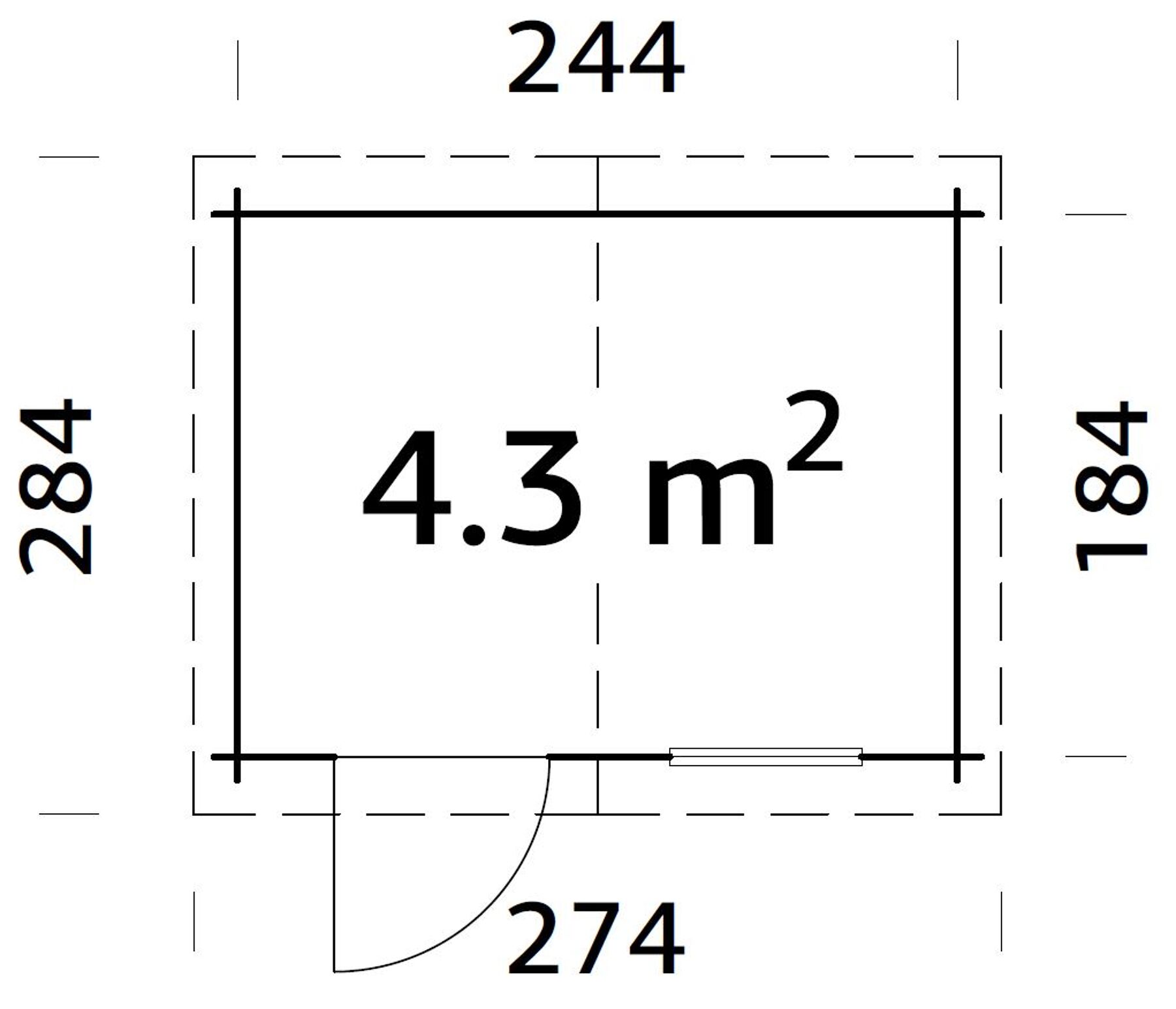 Gerätehaus WW-97 FSC Mix