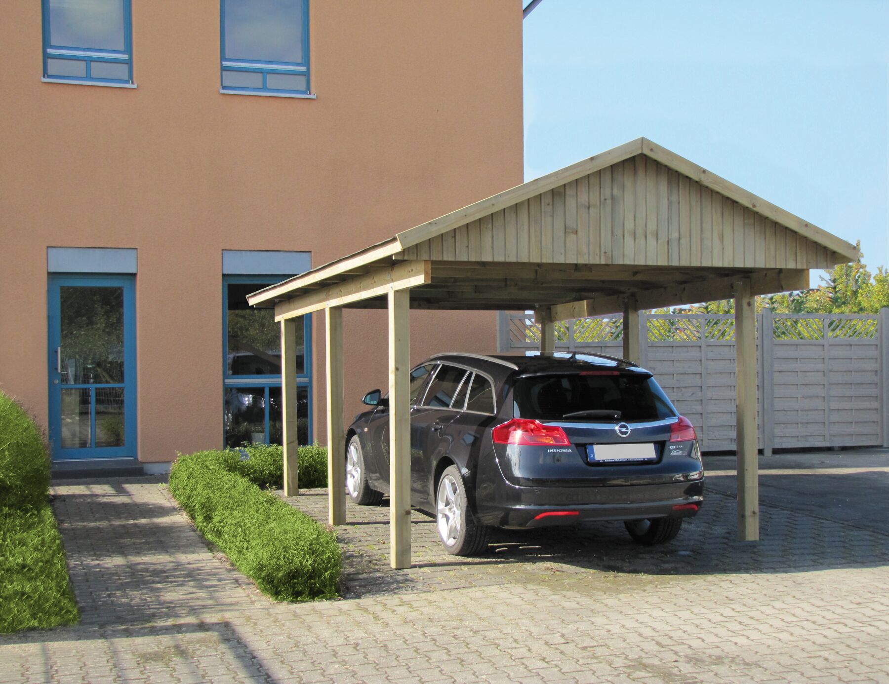 Carport Juist 1 KDI Grün 