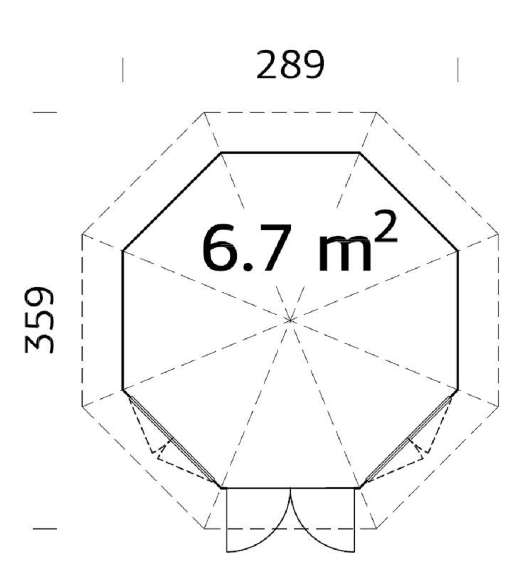 Pavillon Veronica 2 6,7 m²