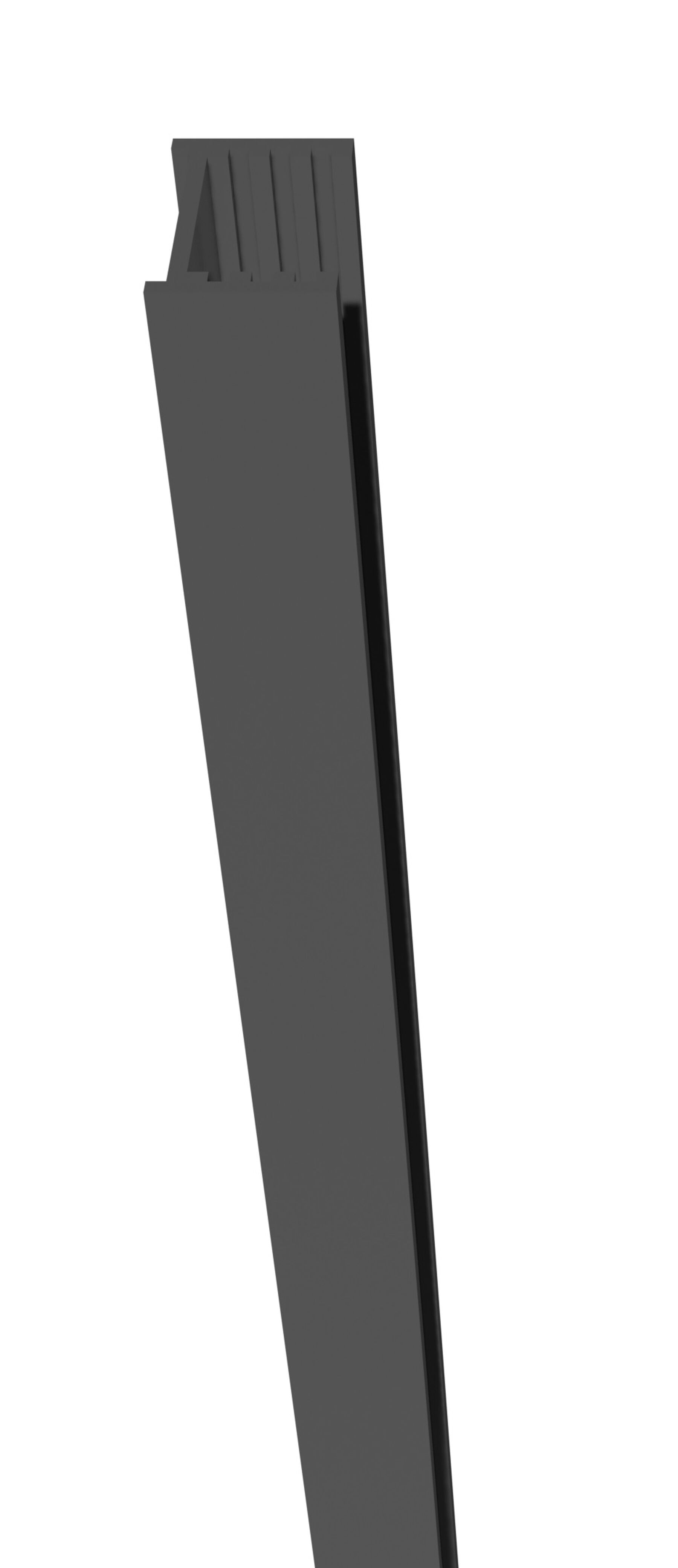 Aluminium Wandprofil, Anthrazit
