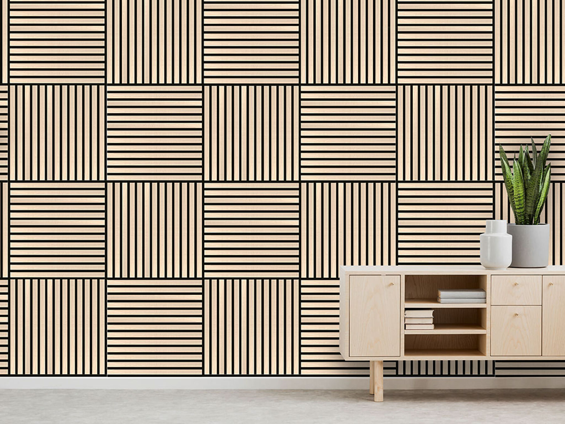 Akustikpaneele Latea Oak 520x520x10 mm