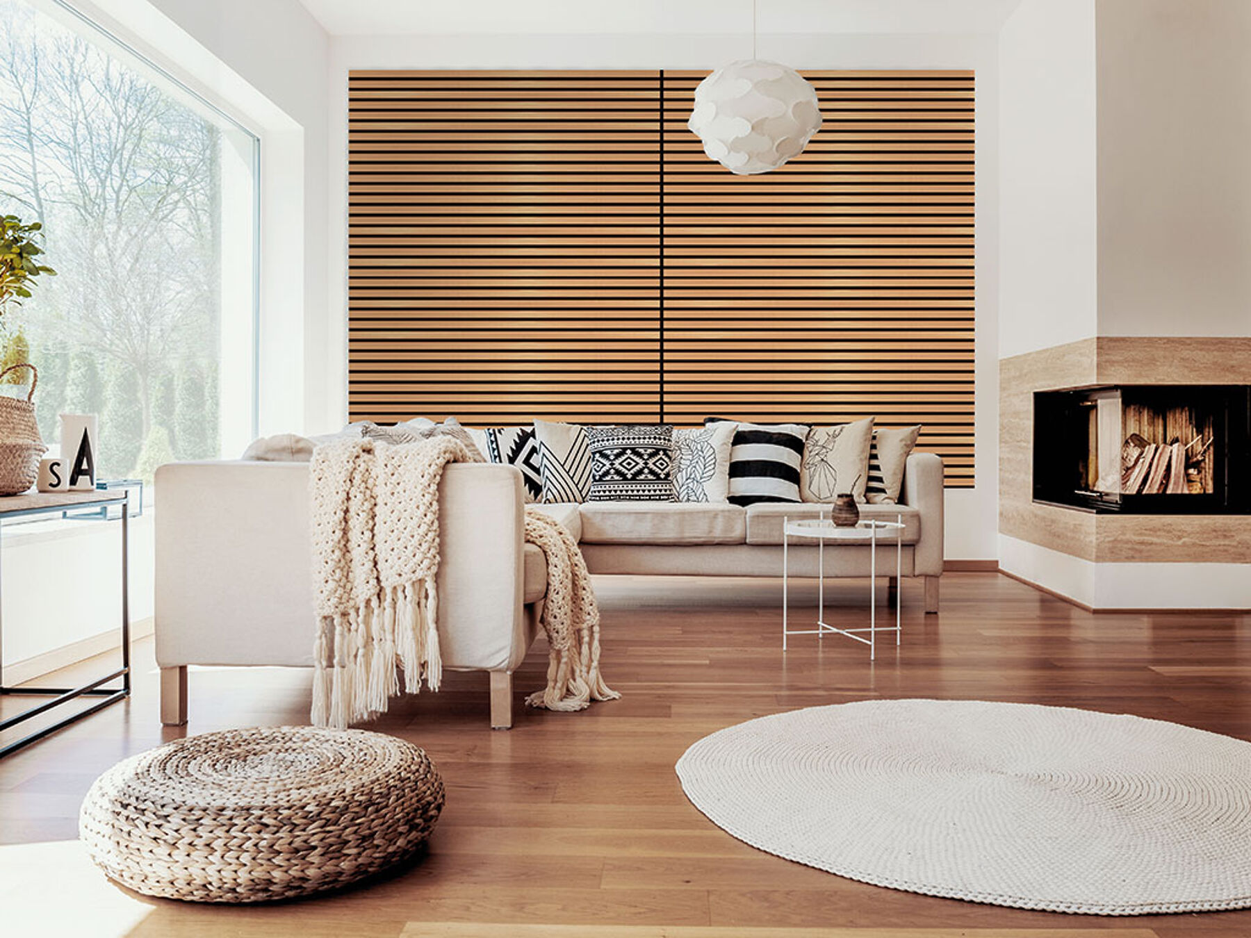 Akustikpaneele Teak 1206x800x22 mm 