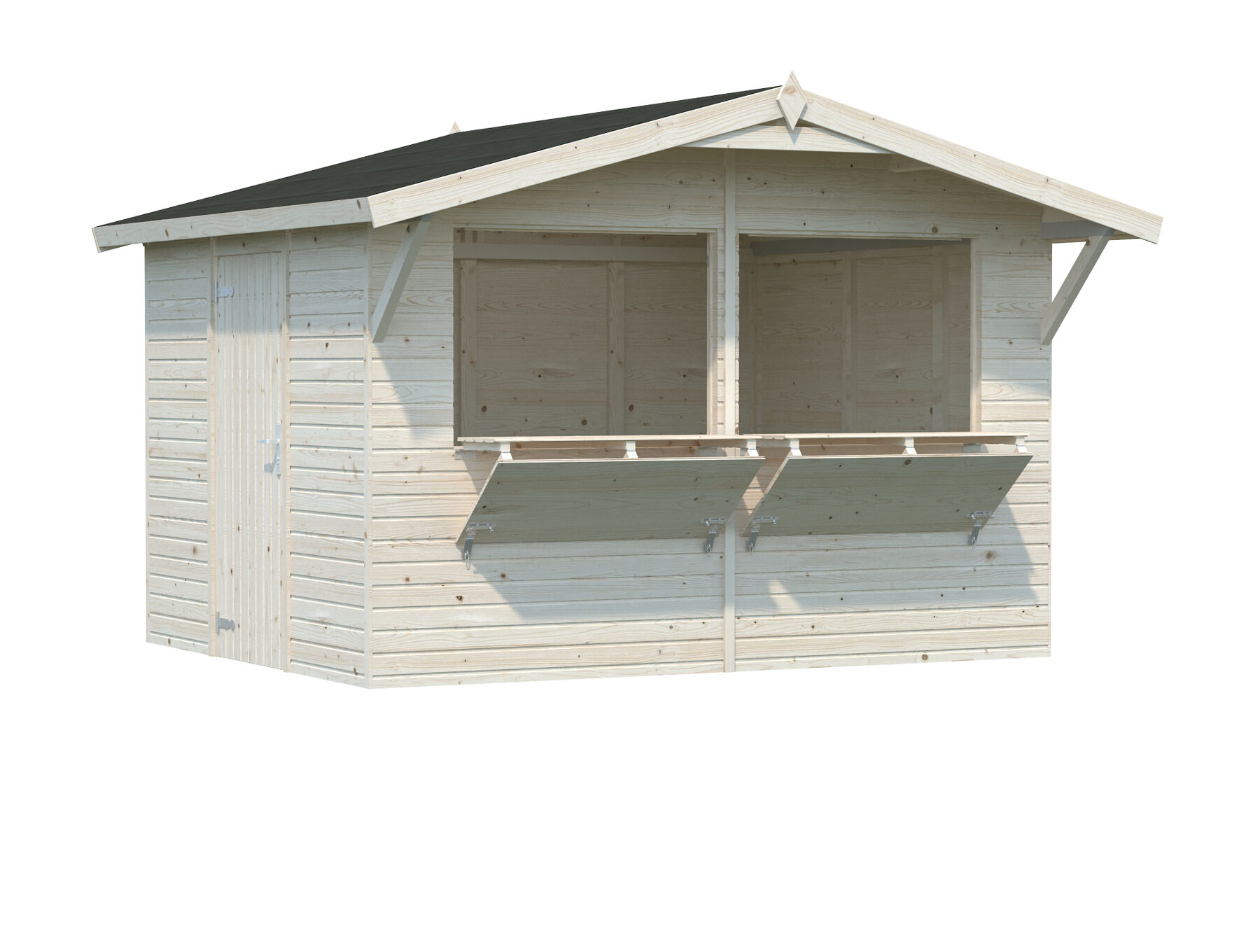 Palmako Verkaufsstand Stella 8,2 m² Transparent