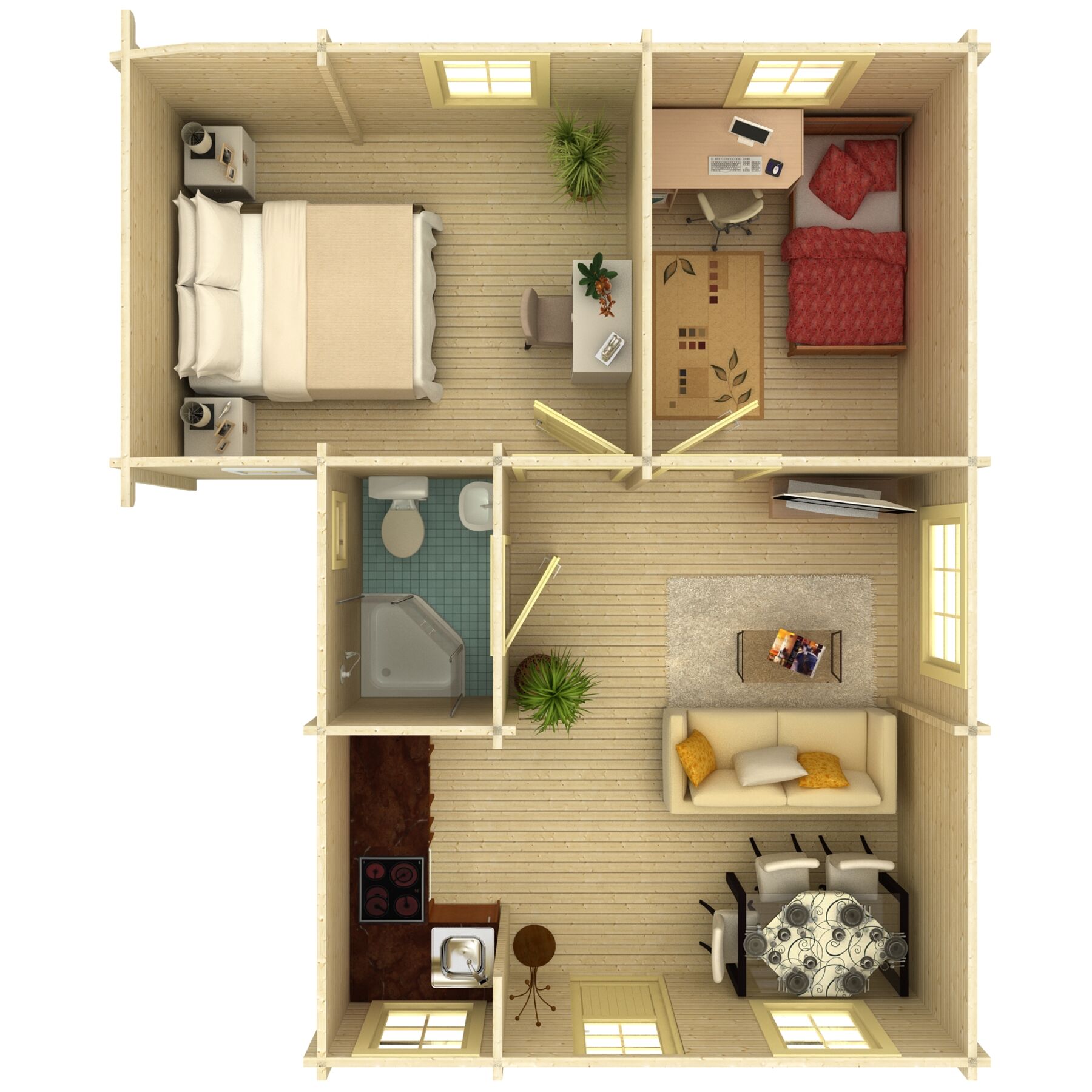 Ferienhaus Emily 39,2 m²