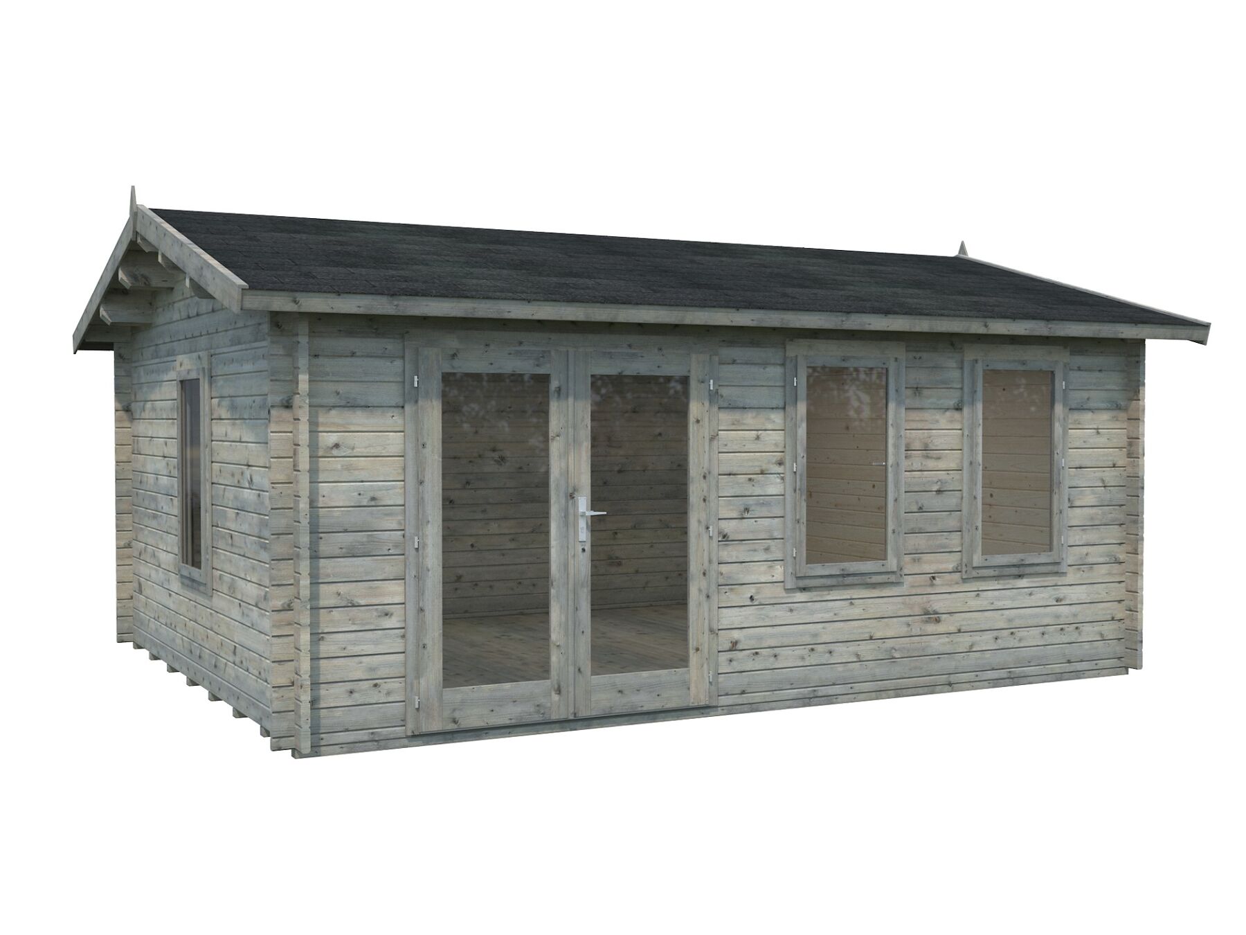 Gartenhaus Iris 19,1 m² Grau 